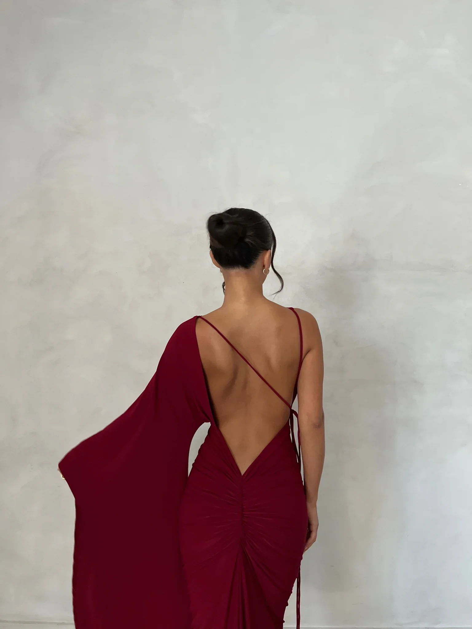 Athena Gown - Wine - Image 7