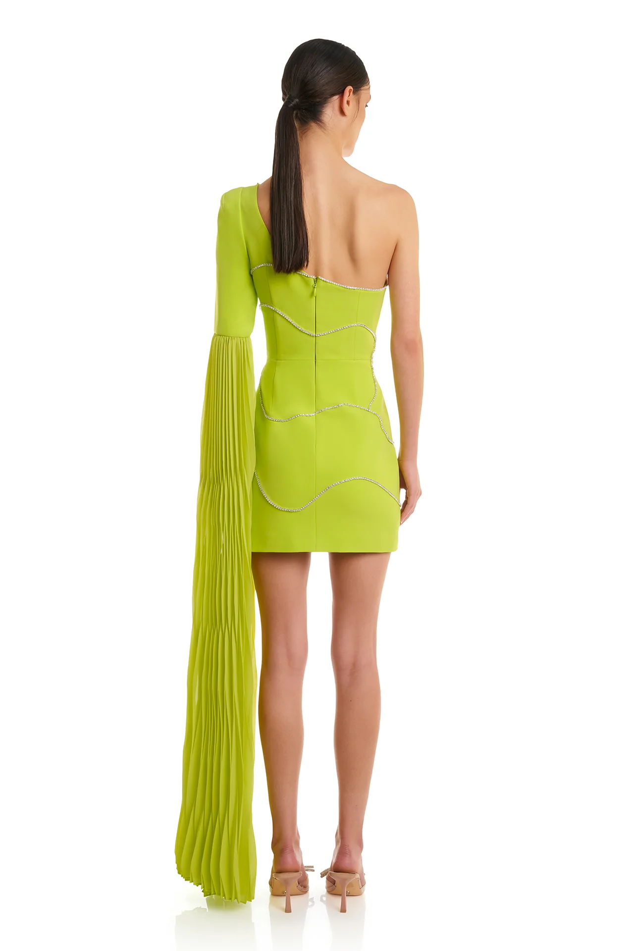 Audrey Dress - Lime - Image 2