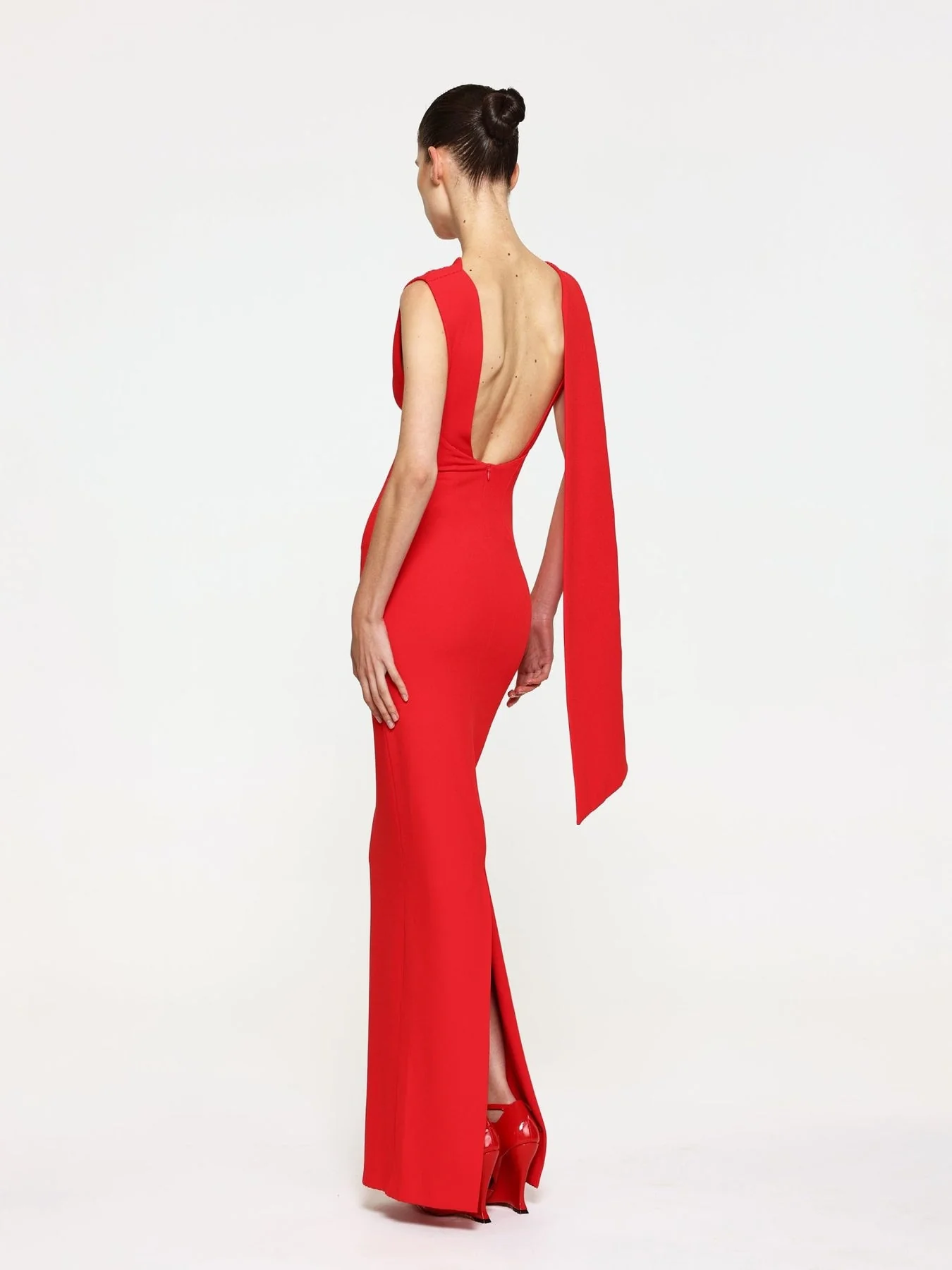 Audrey Gown - Cherry Red - Image 2