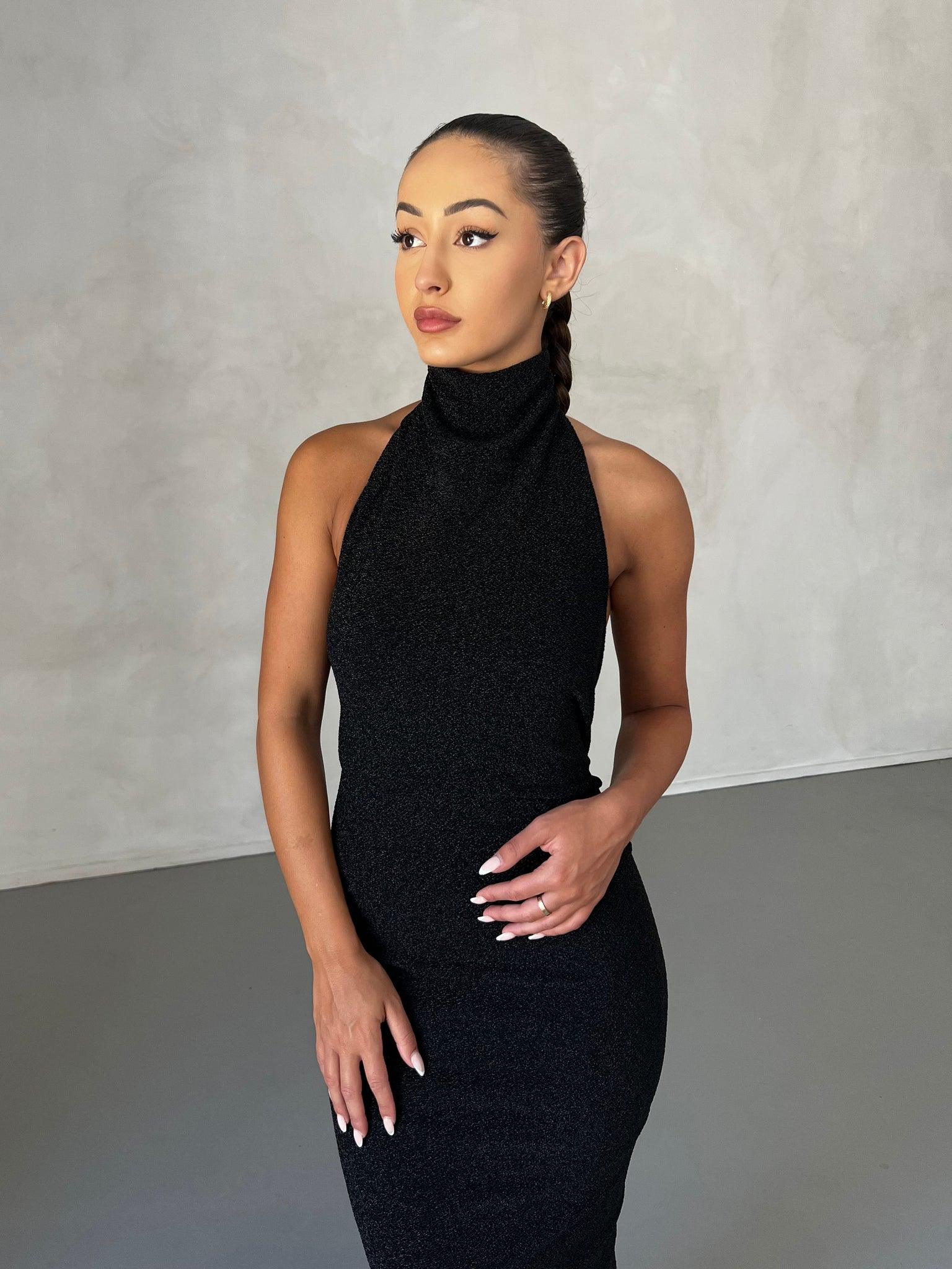 Aurora Gown - Black Foil - Image 10