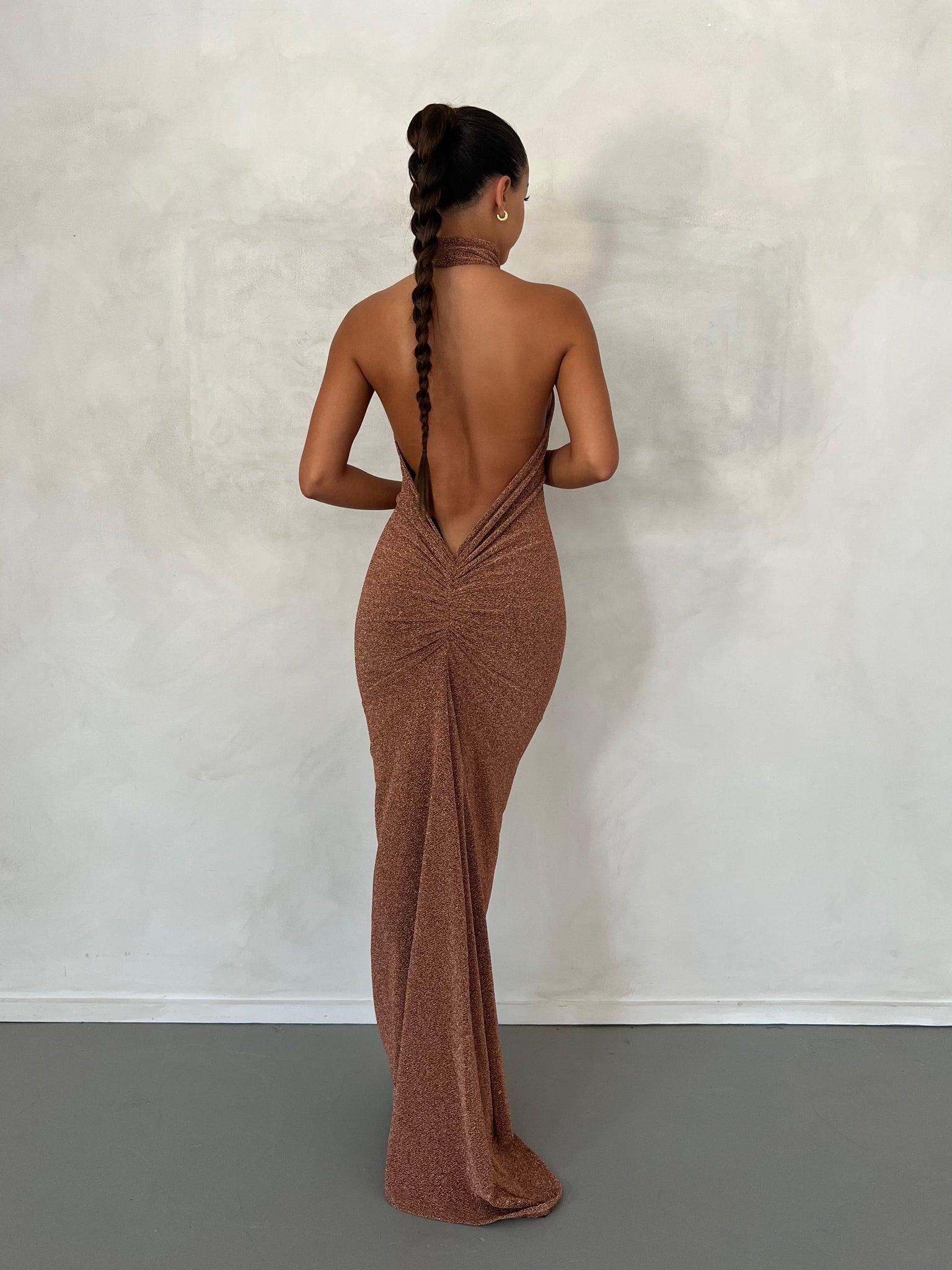 Aurora Gown - Bronze Gold - Image 10