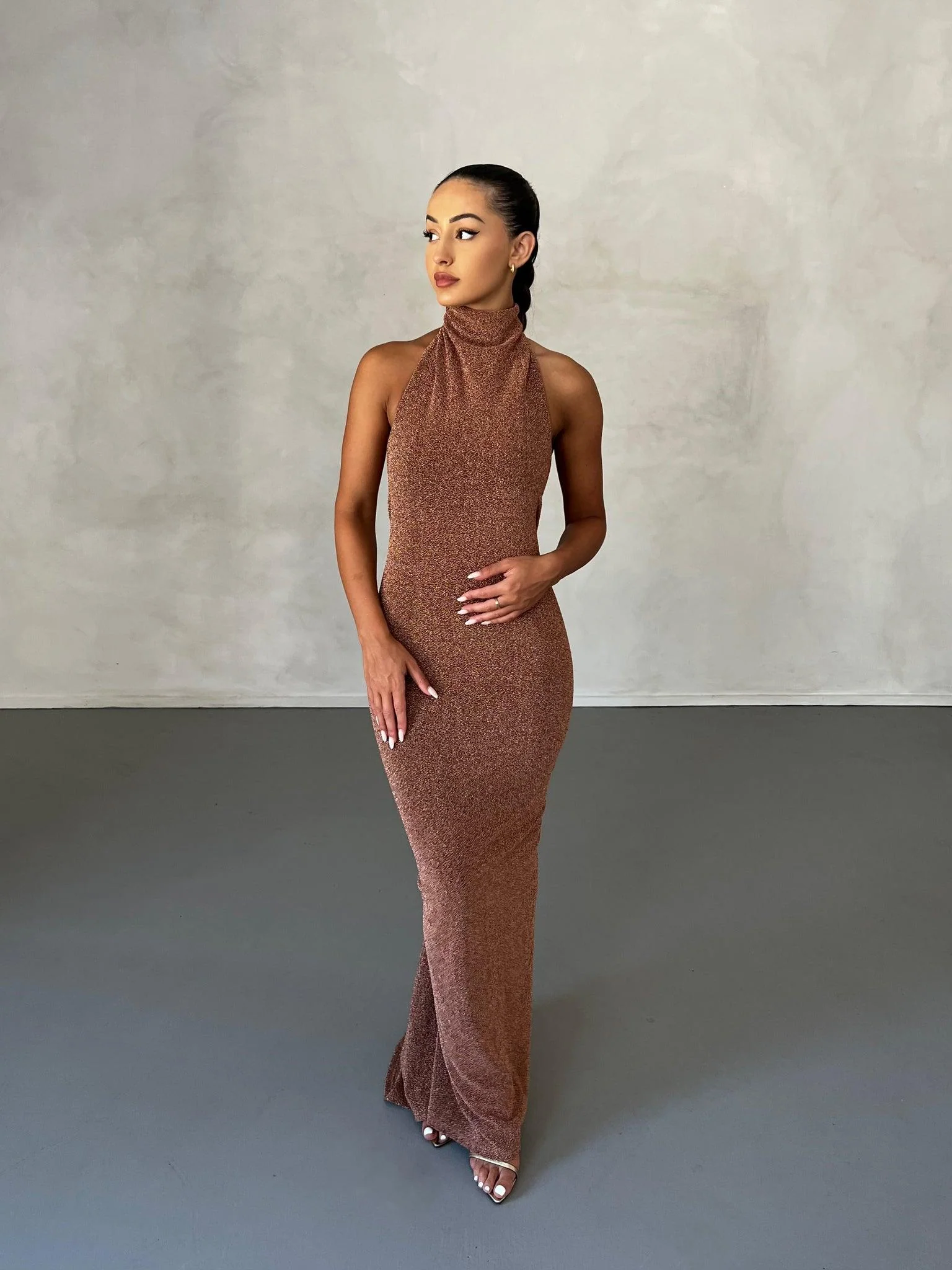 Aurora Gown - Bronze Gold - Image 11