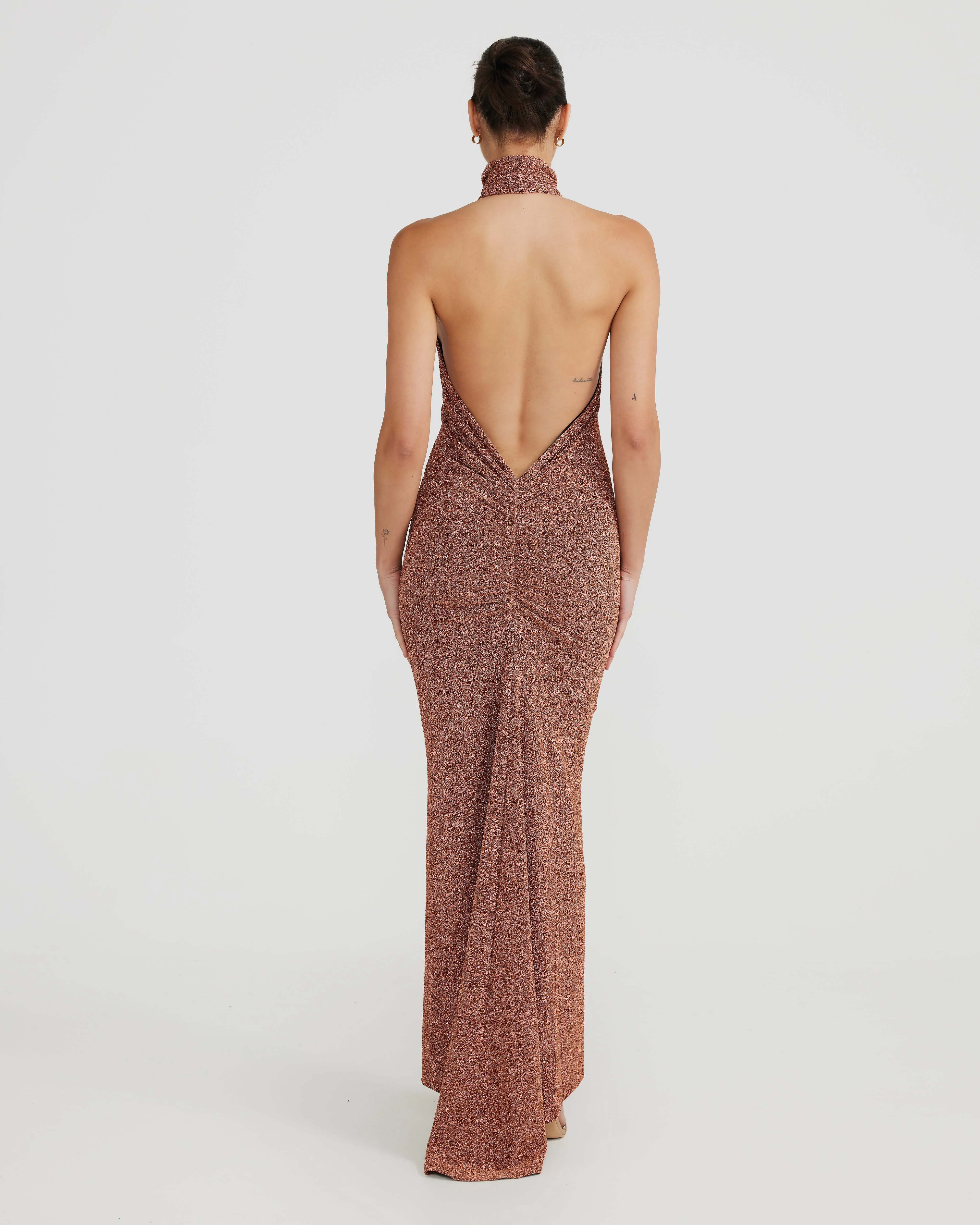 Aurora Gown - Bronze Gold - Image 13