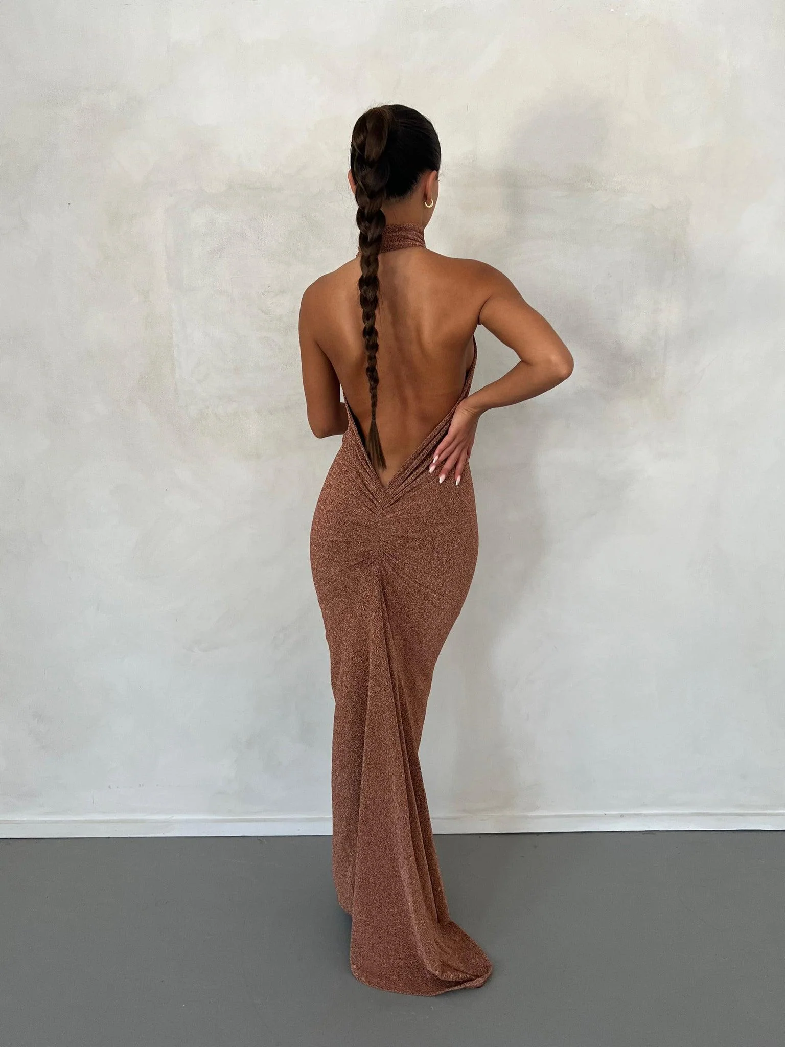 Aurora Gown - Bronze Gold - Image 2