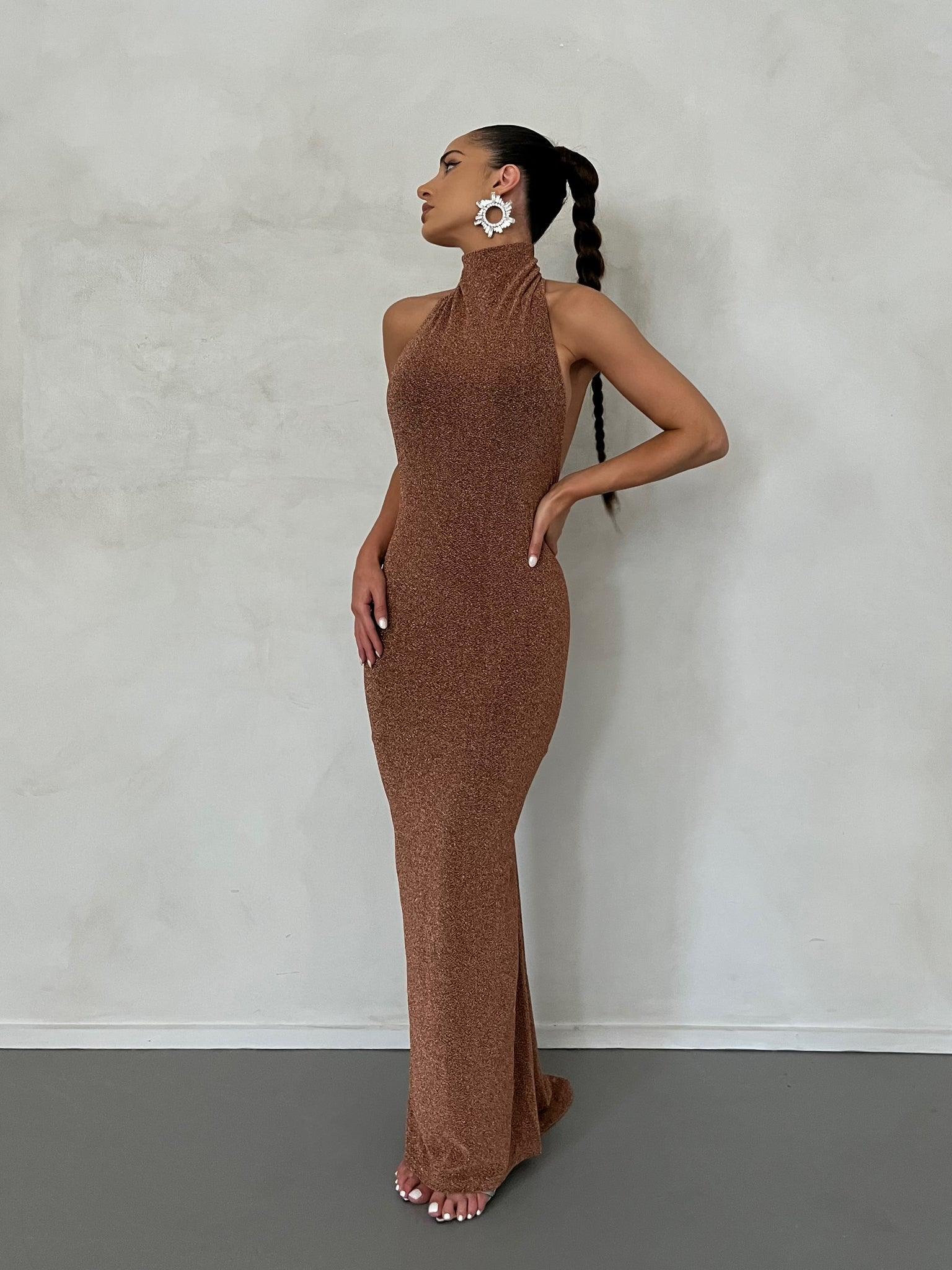 Aurora Gown - Bronze Gold - Image 3