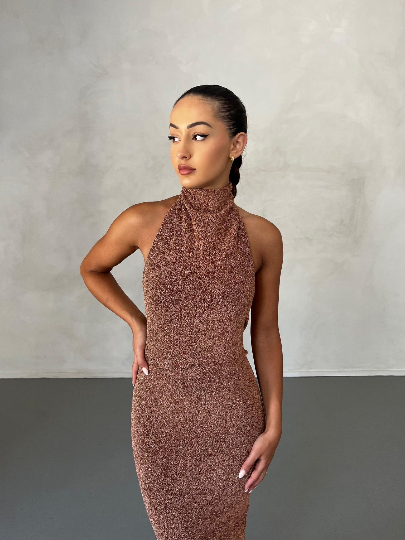 Aurora Gown - Bronze Gold - Image 7