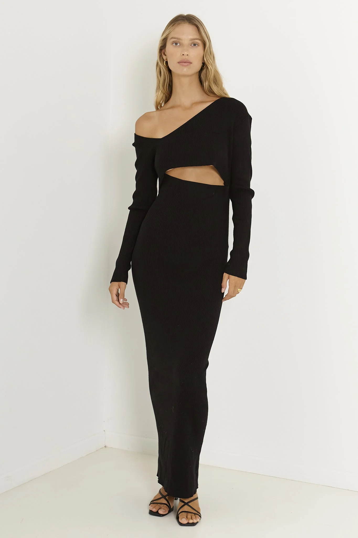 Aurora Maxi Dress - Black - Image 3