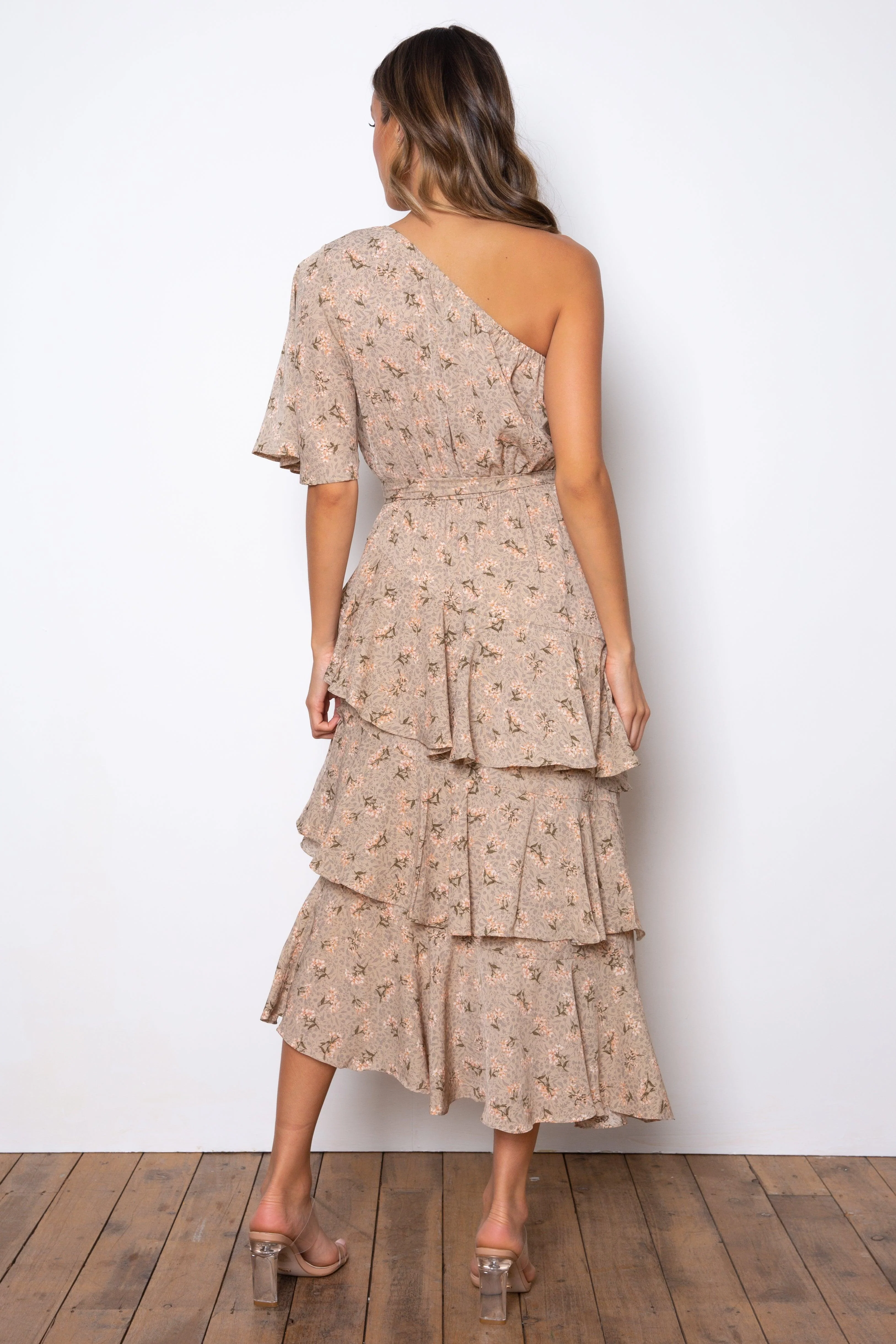Atlantis Maxi Dress - Beige - Image 5