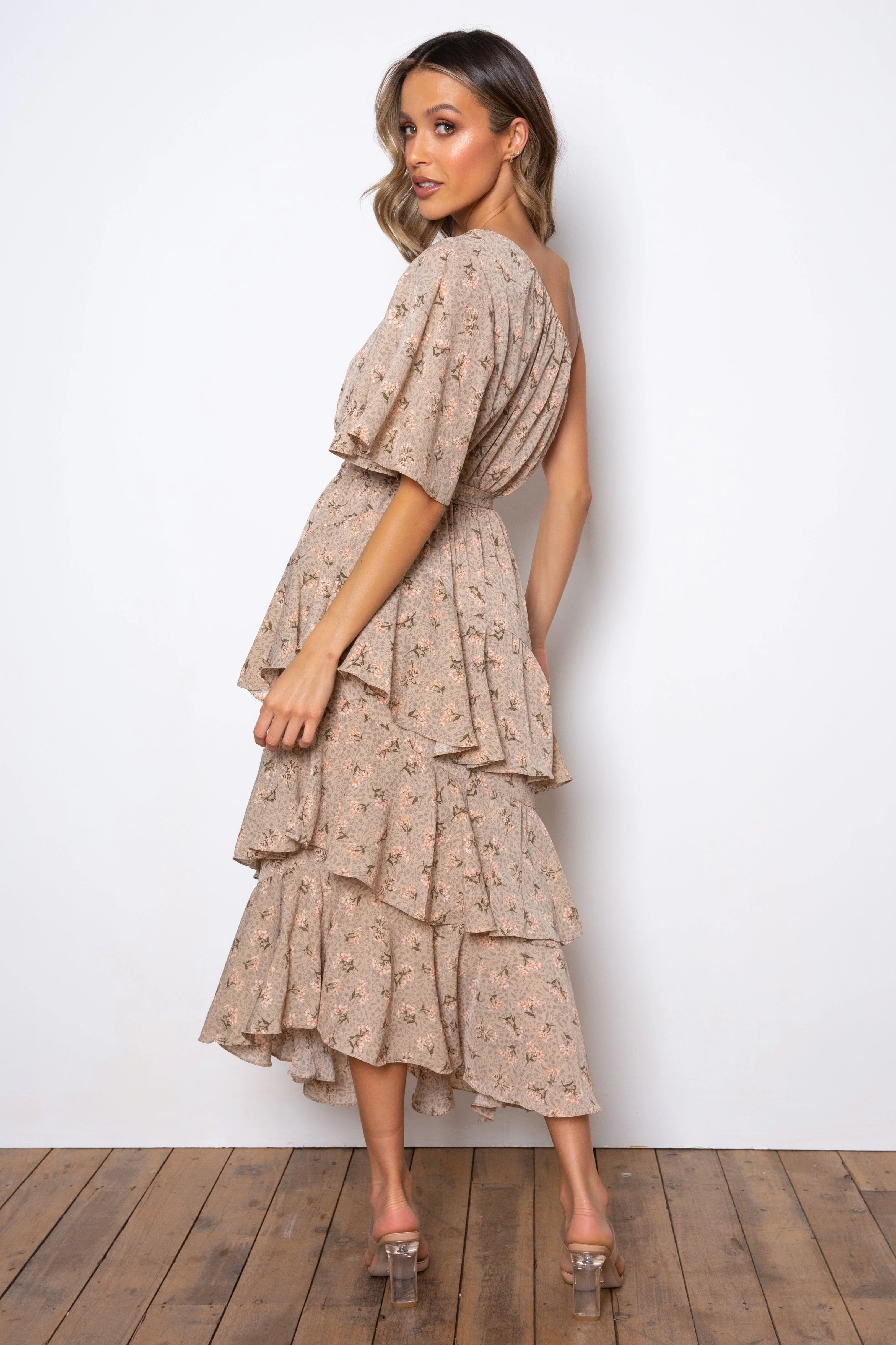 Atlantis Maxi Dress - Beige - Image 6