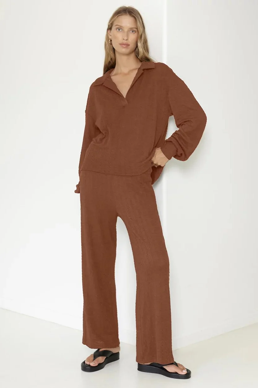 Avery Pant - Chestnut - Image 3