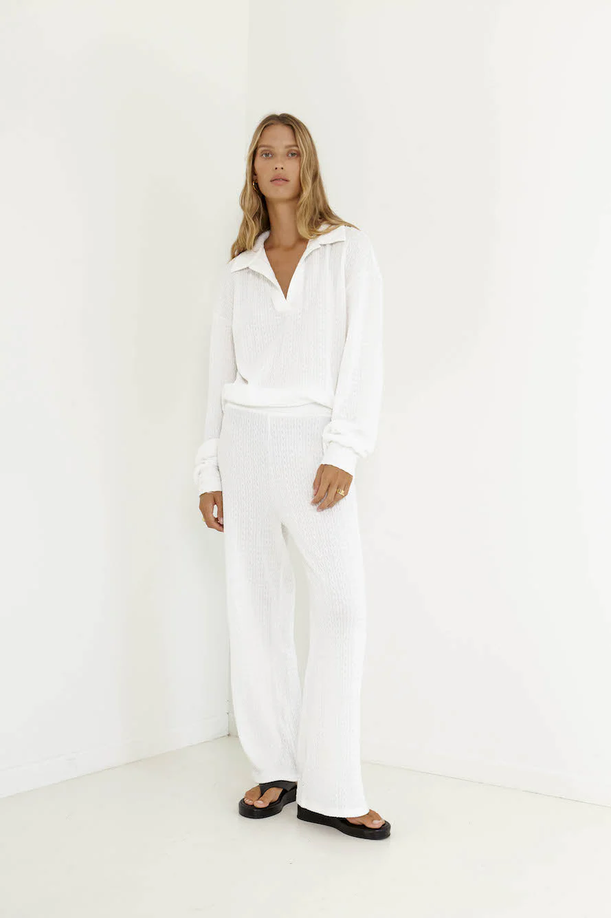 Avery Pant - White
