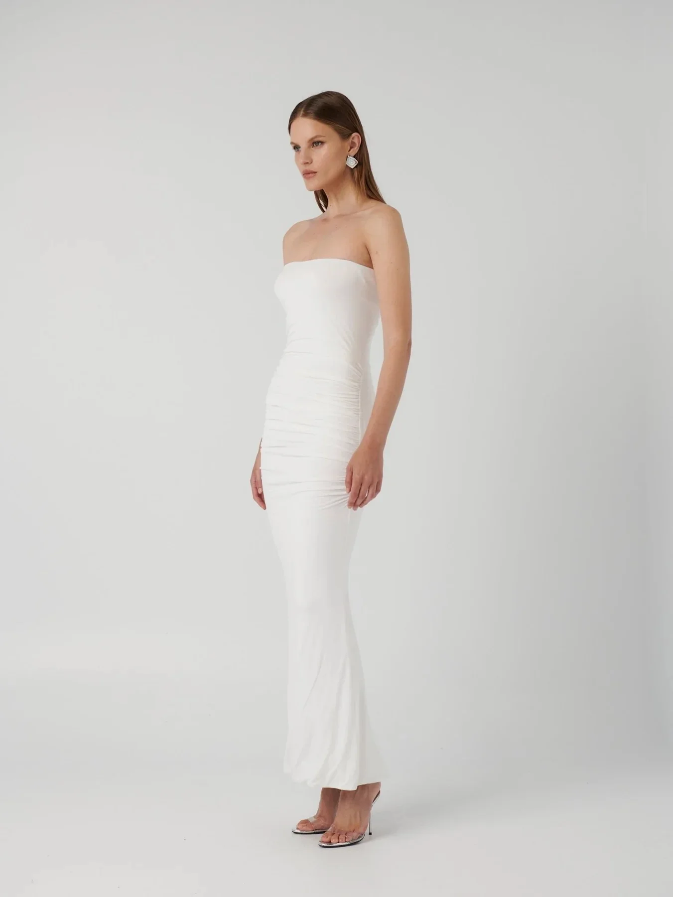 Avevia Maxi Dress - Vanilla - Image 5