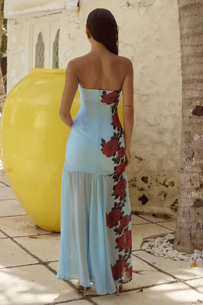 Avral Maxi Dress - Red Rose - Image 2