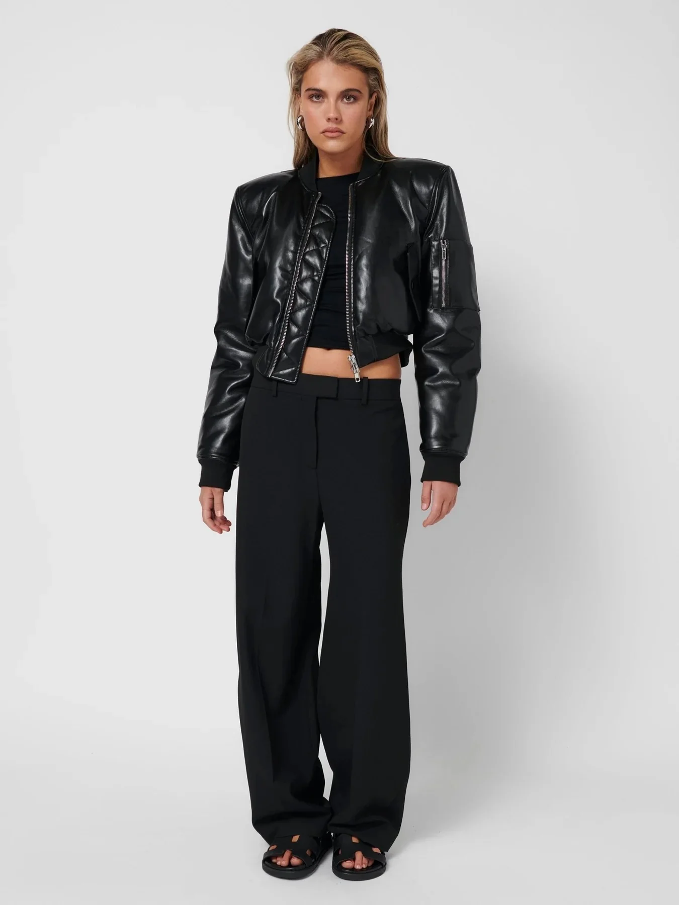 Axel Bomber Jacket - Black - Image 5