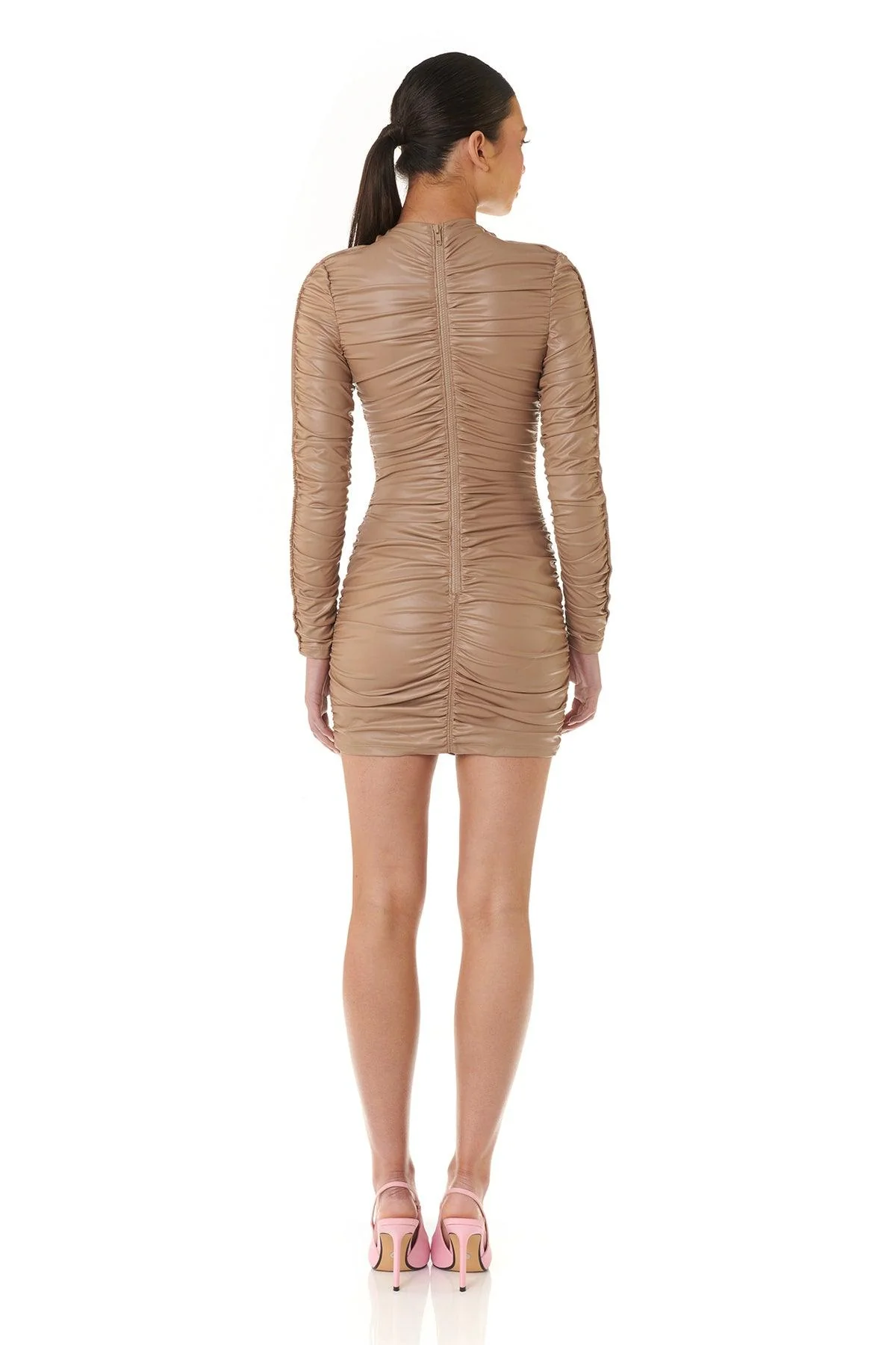 Azalea Dress - Tan - Image 3