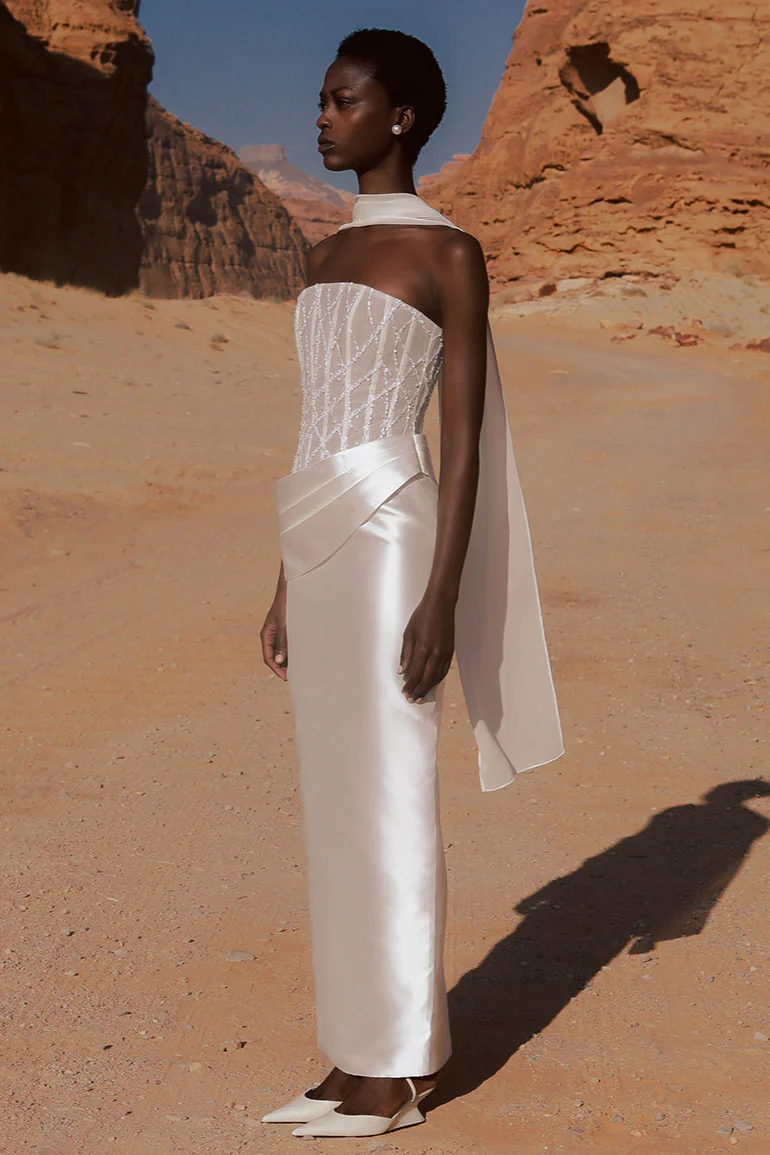 Azzura Gown - White - Image 3