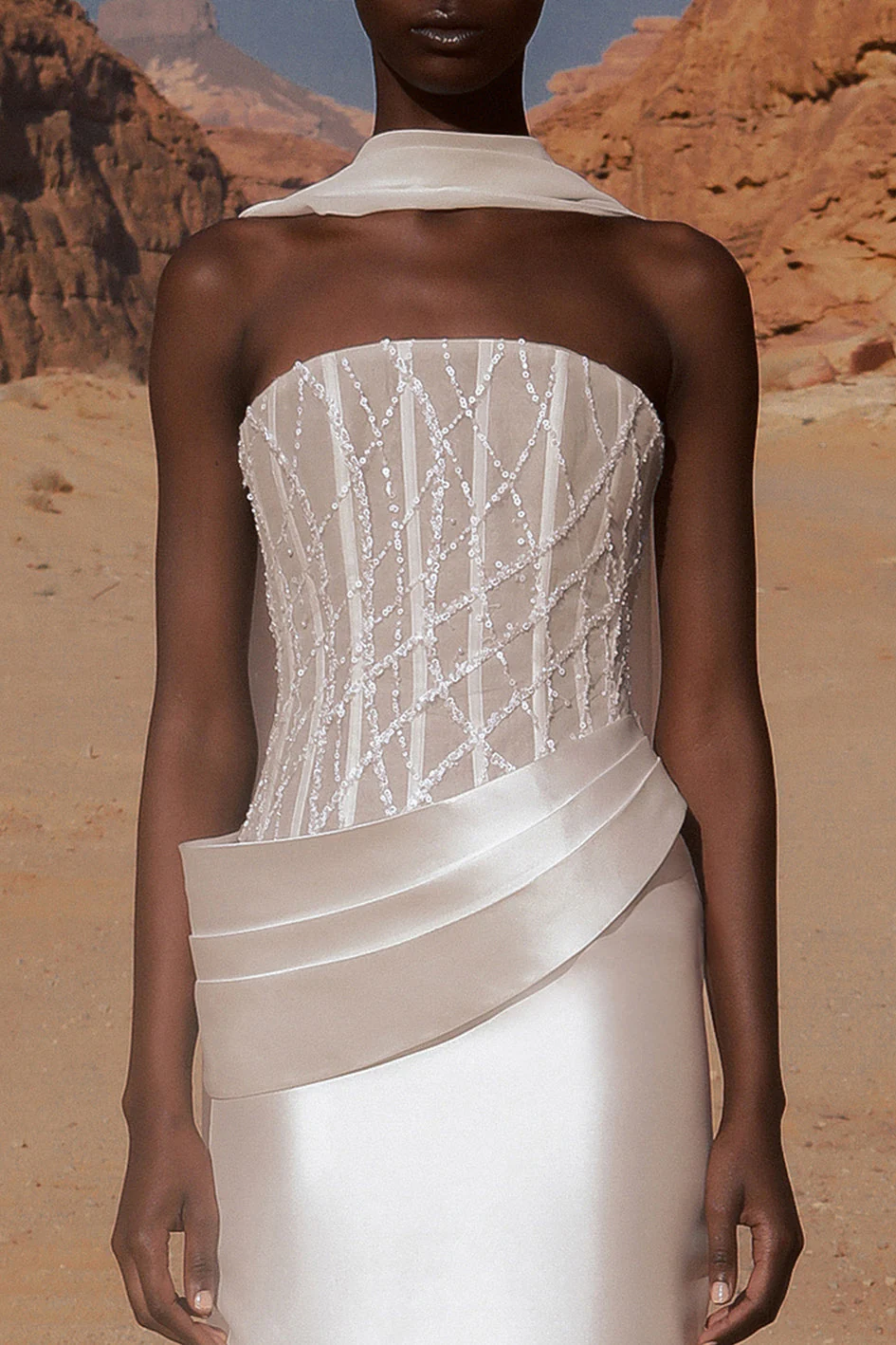 Azzura Gown - White - Image 4