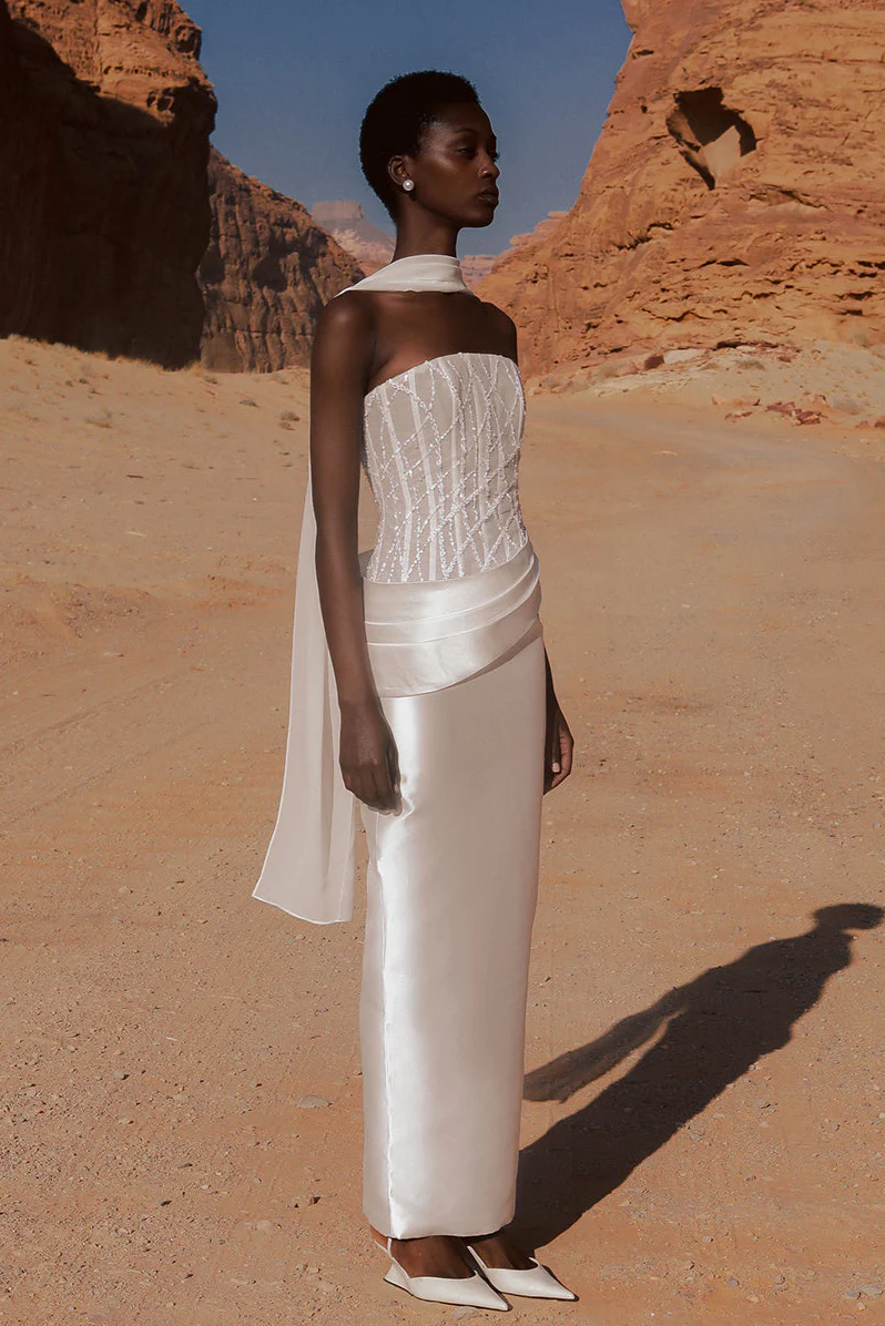 Azzura Gown - White - Image 5