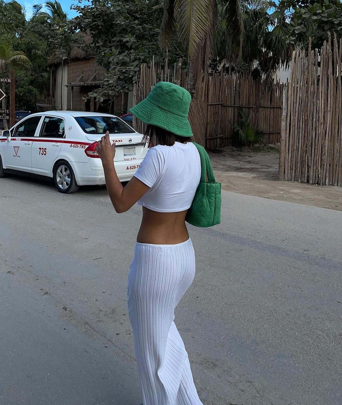 Baha Ribbed Skirt - White - Image 2