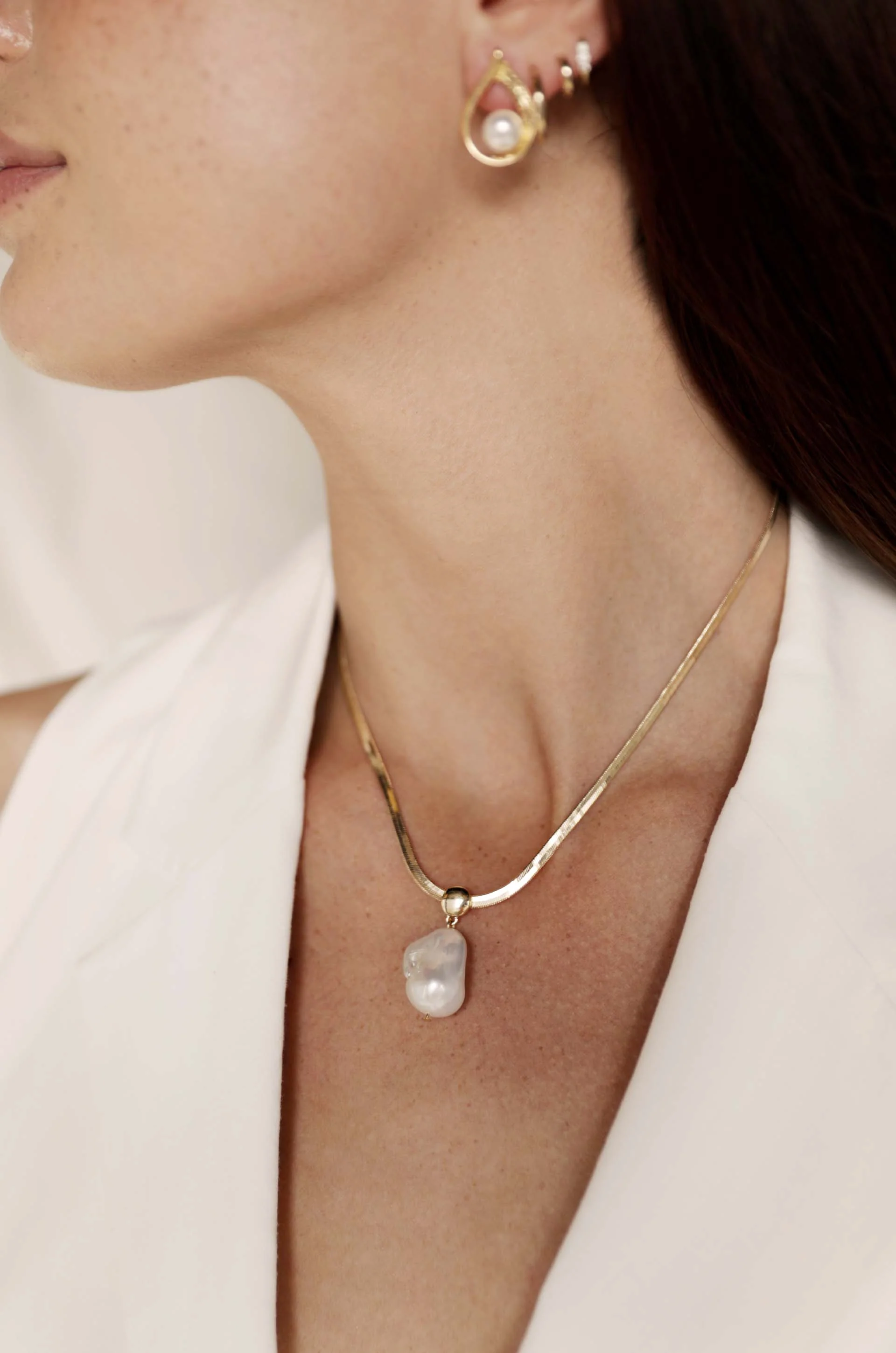Baroque Pearl Necklace - Image 2