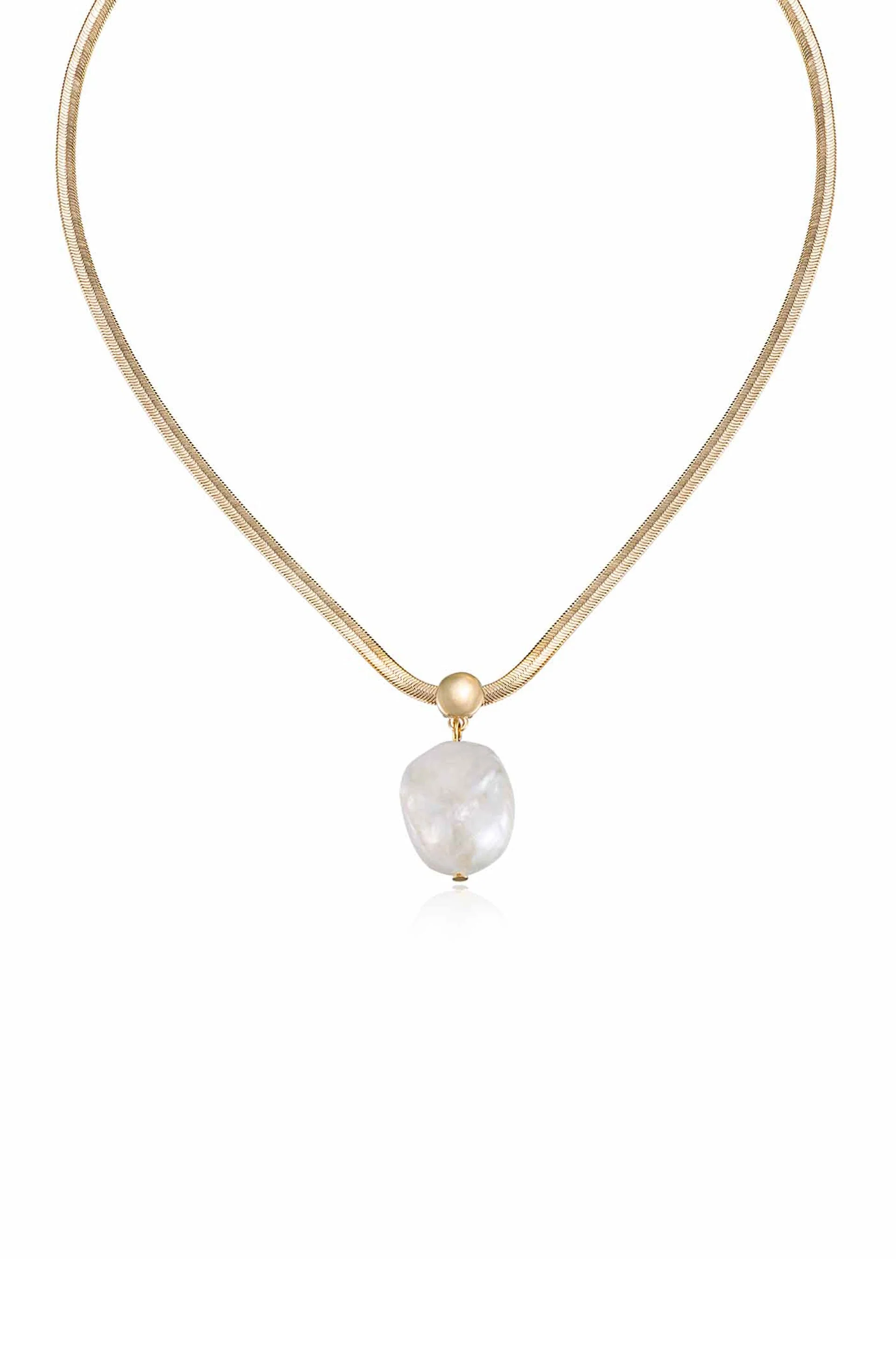 Baroque Pearl Necklace - Image 3