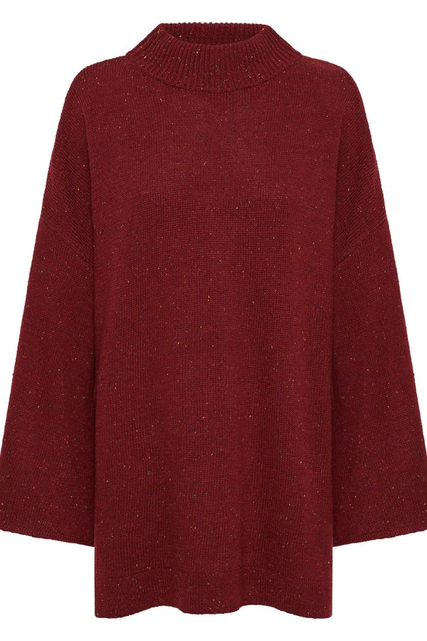 Bea Jumper - Burgundy Speckle - Image 7
