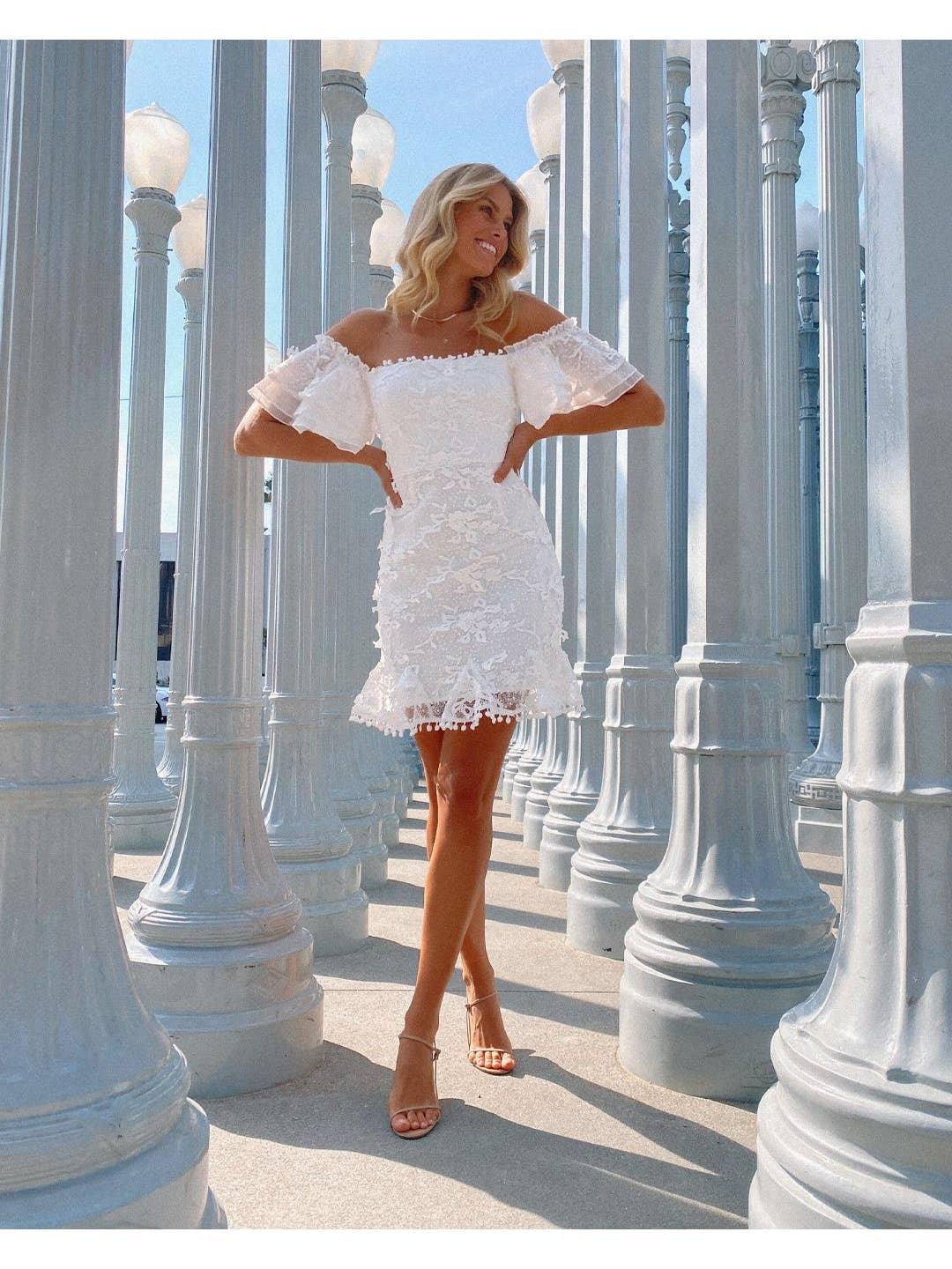 Beatrice Dress - White - Image 2