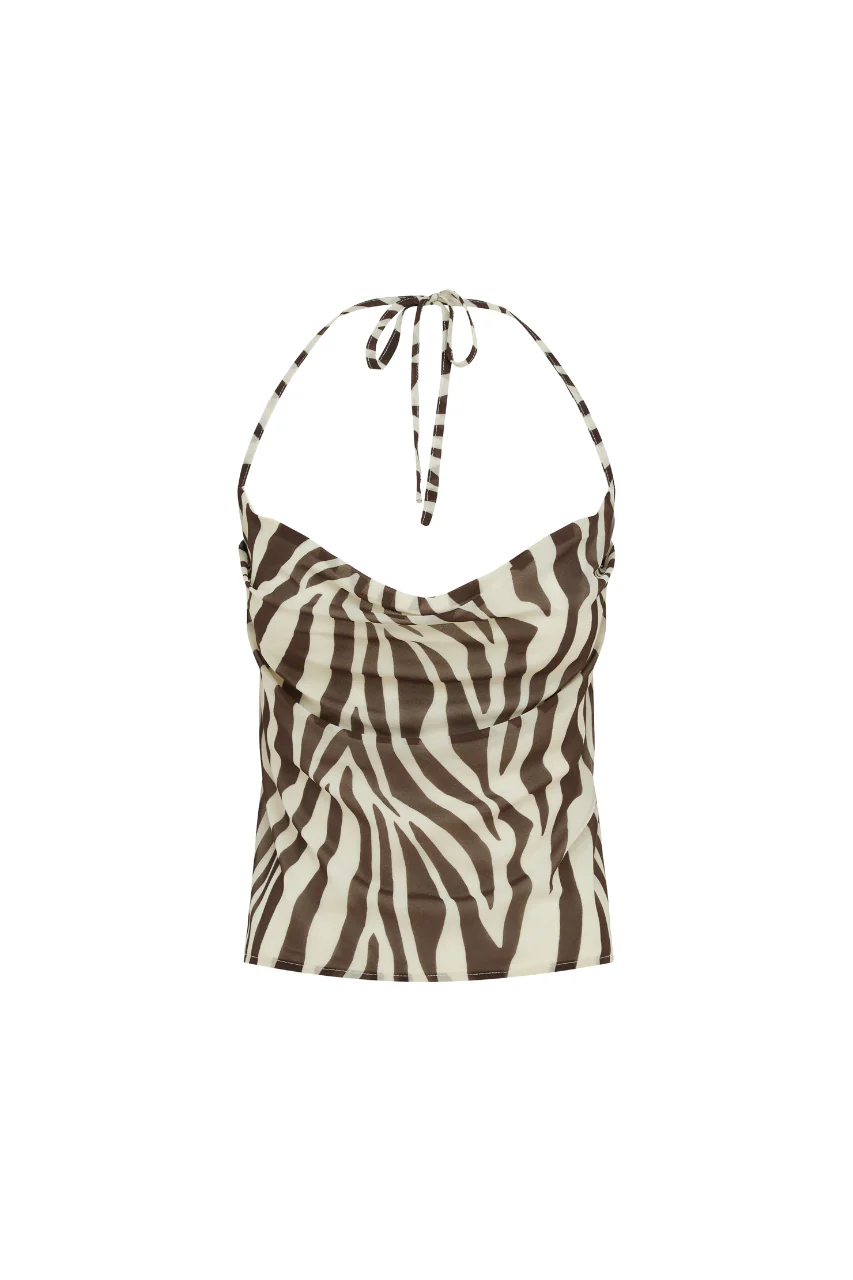 Belini Top - Zebra Chocolate - Image 3