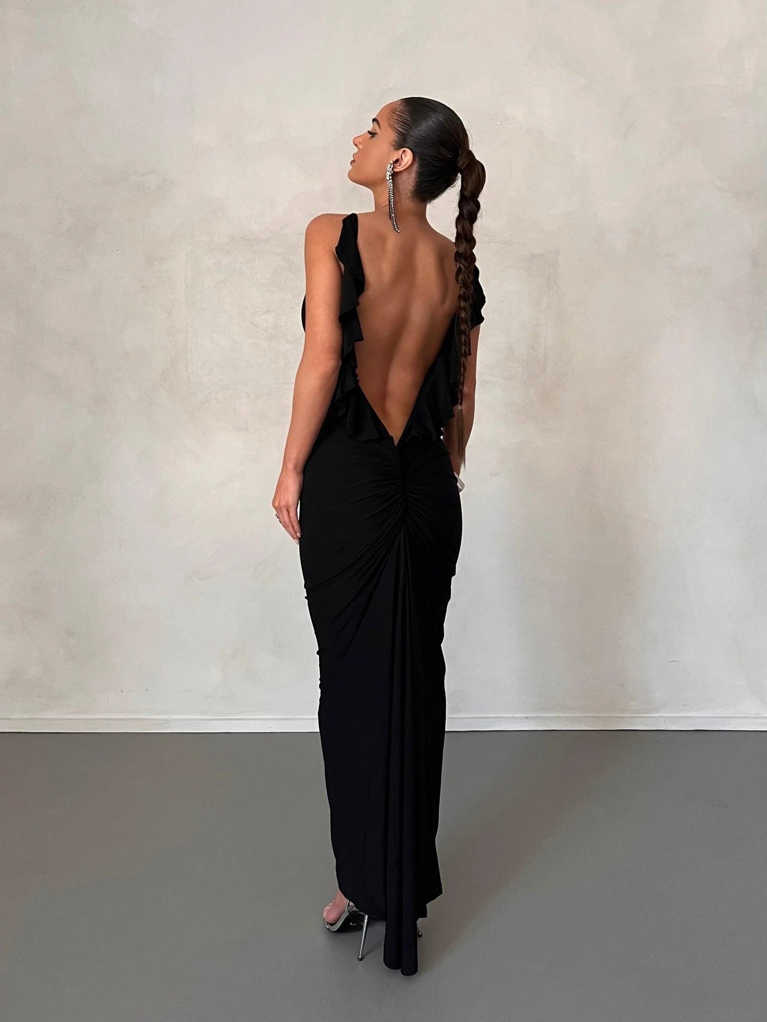 Bella Dress - Black - Image 3