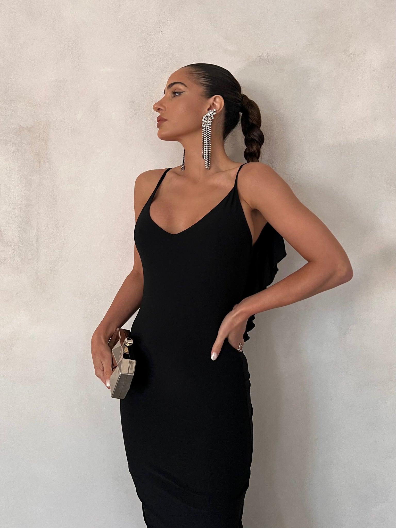 Bella Dress - Black - Image 4