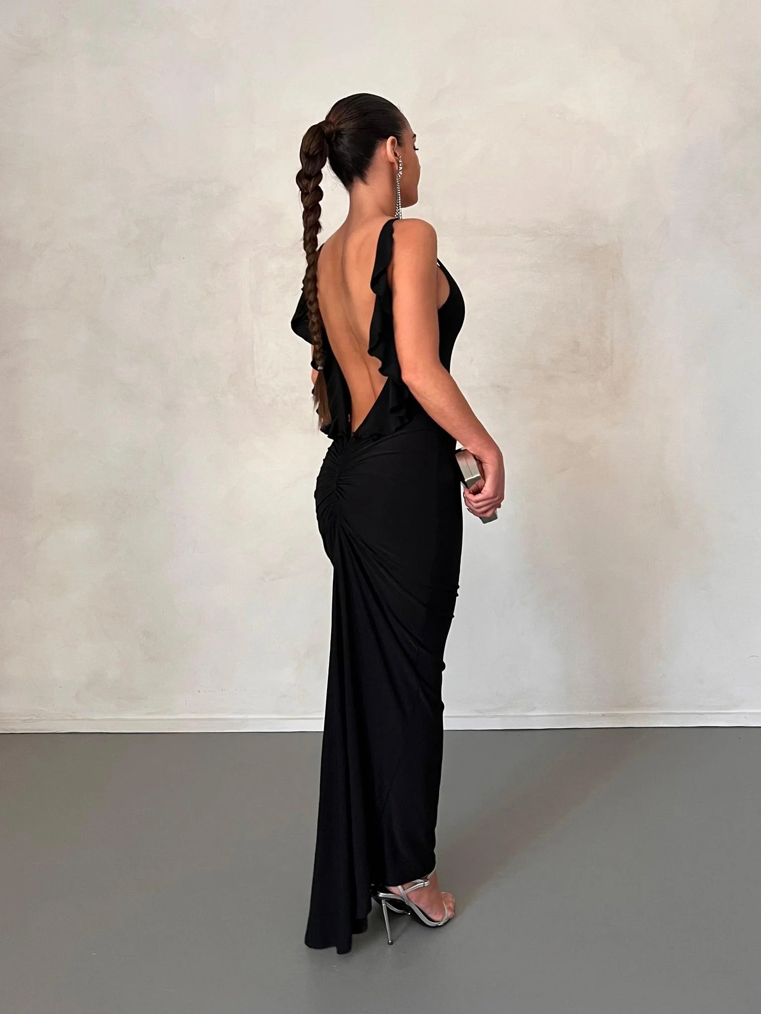 Bella Dress - Black - Image 5