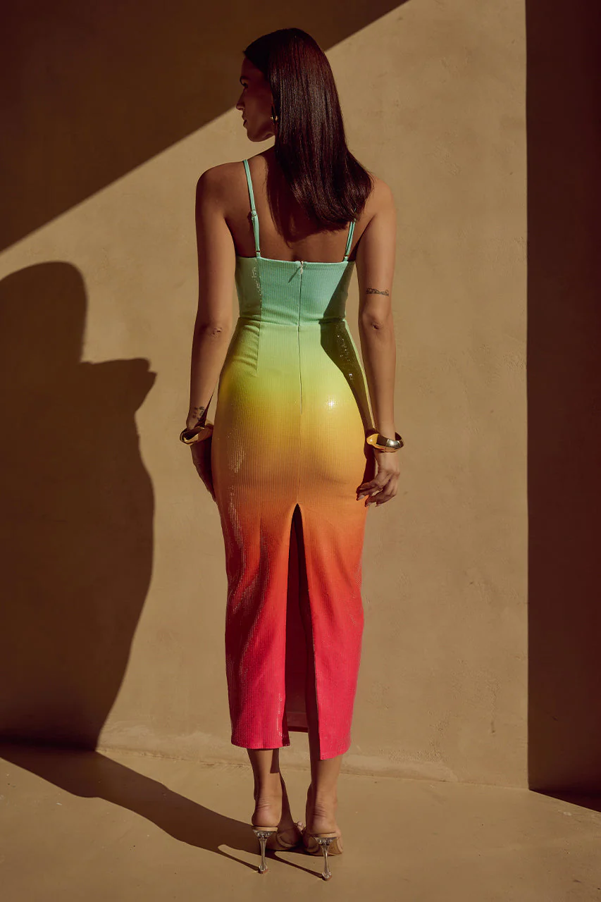 Benito Midi Dress - Multi - Image 2