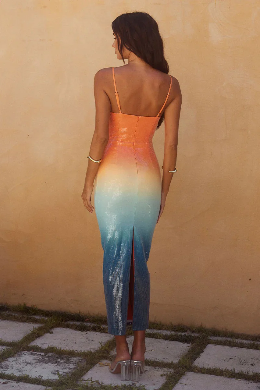 Benito Midi Dress - Ombre - Image 3