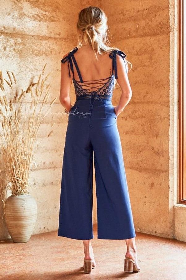 Beryl Jumpsuit - Navy - Image 3