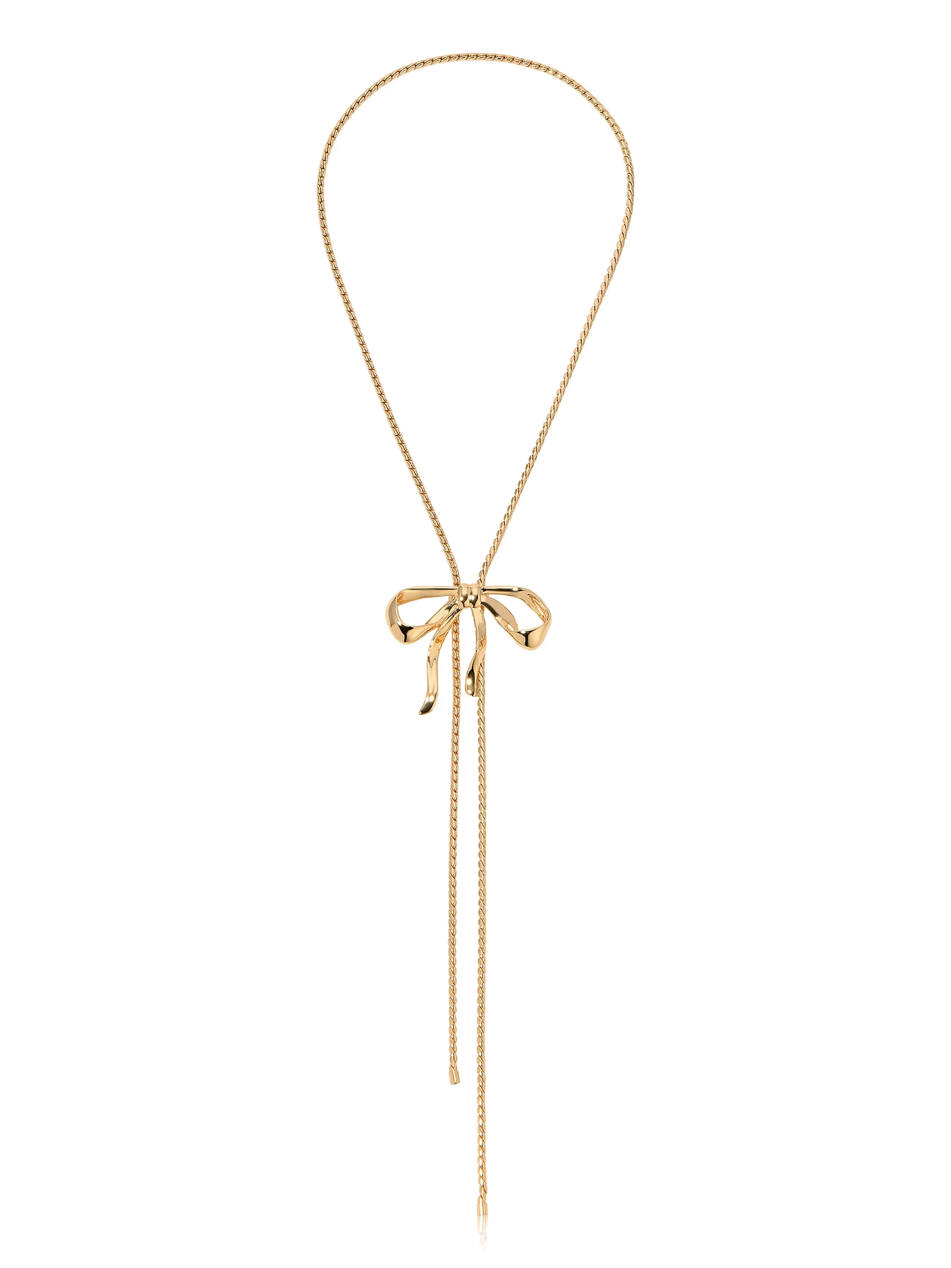 Organic Bow Necklace