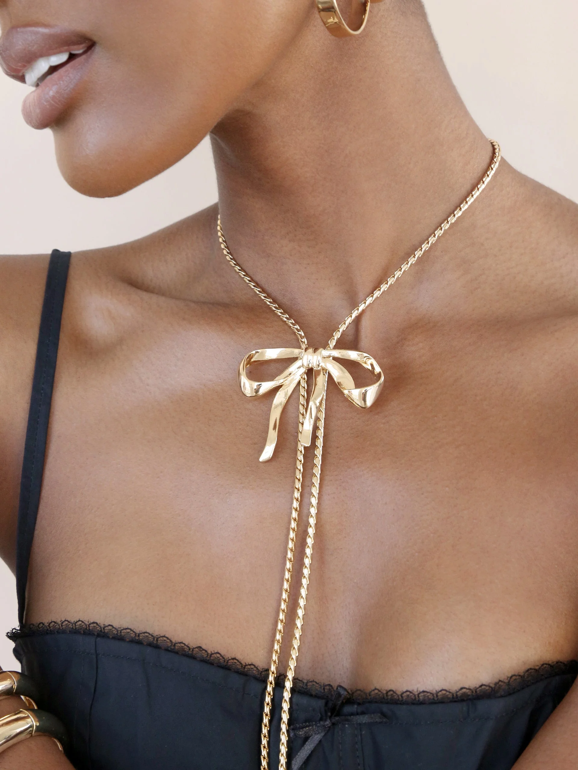 Organic Bow Necklace - Image 2
