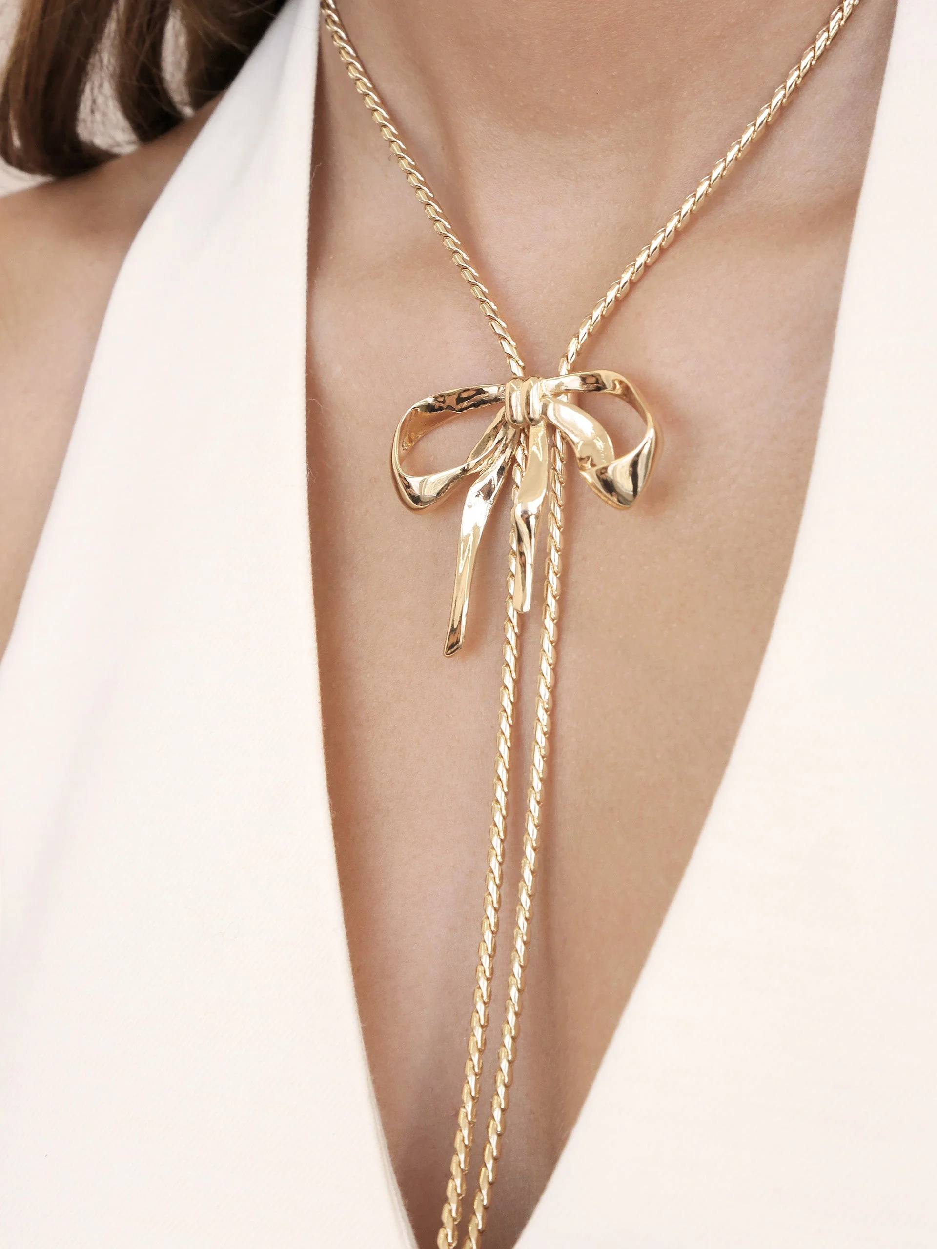 Organic Bow Necklace - Image 5