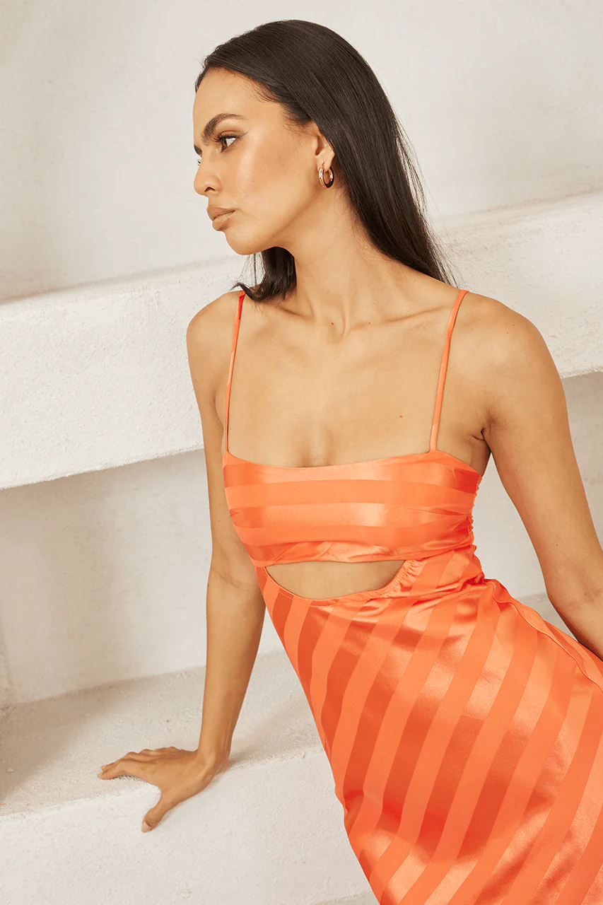 Brax Slip Dress - Fire - Image 3