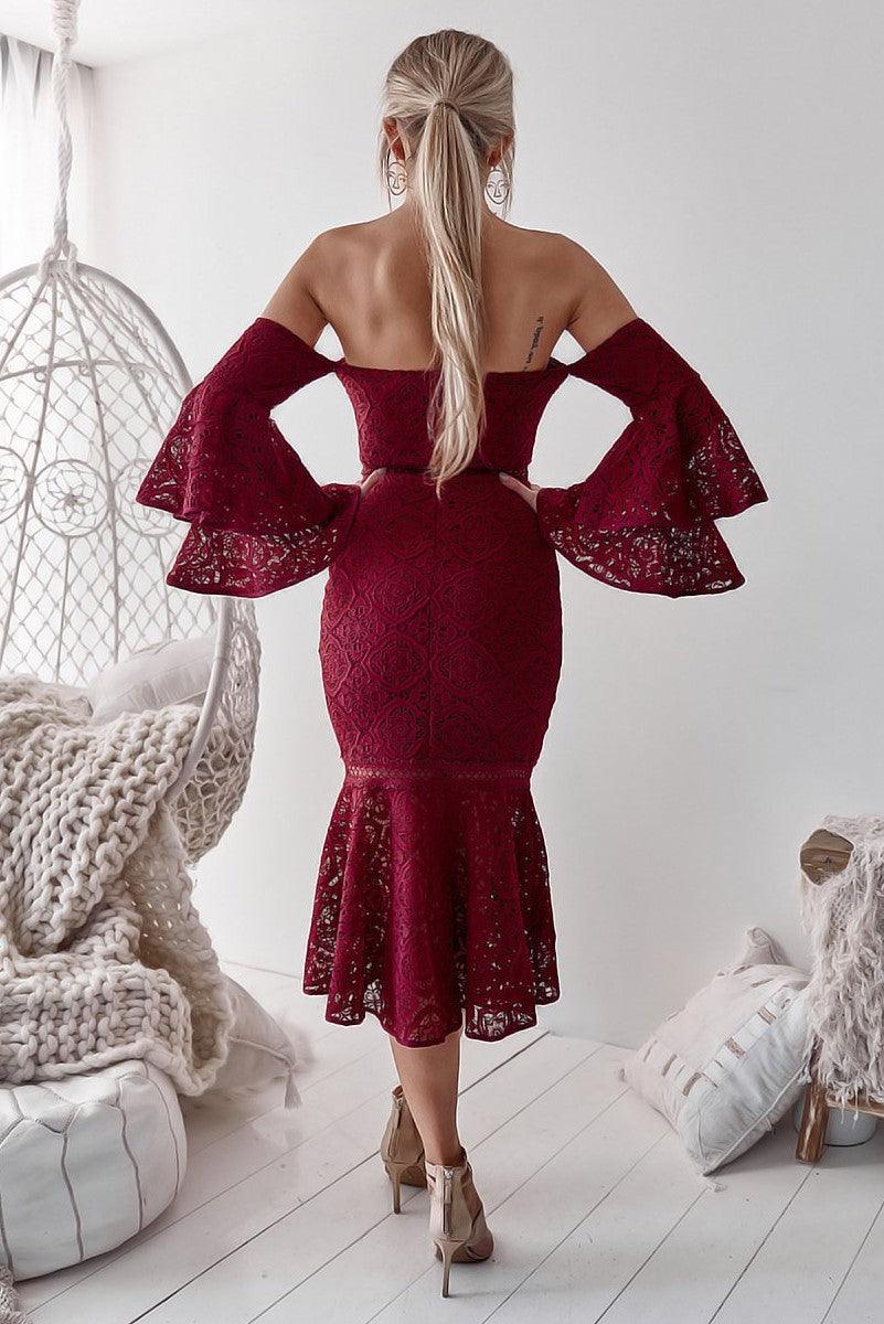 Brianna Dress - Red - Image 2