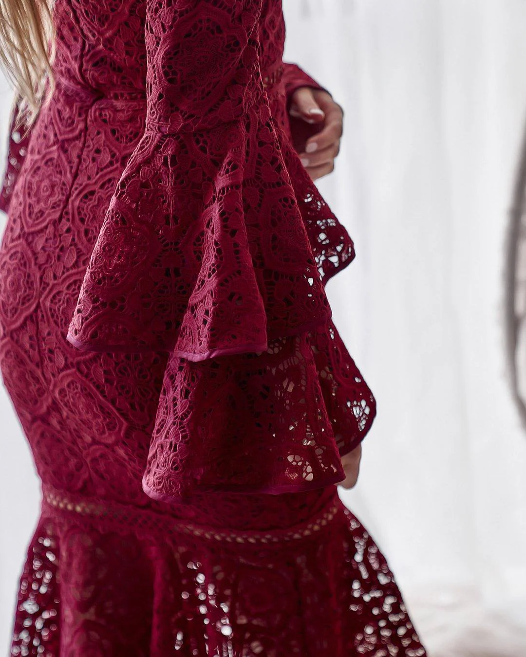 Brianna Dress - Red - Image 5