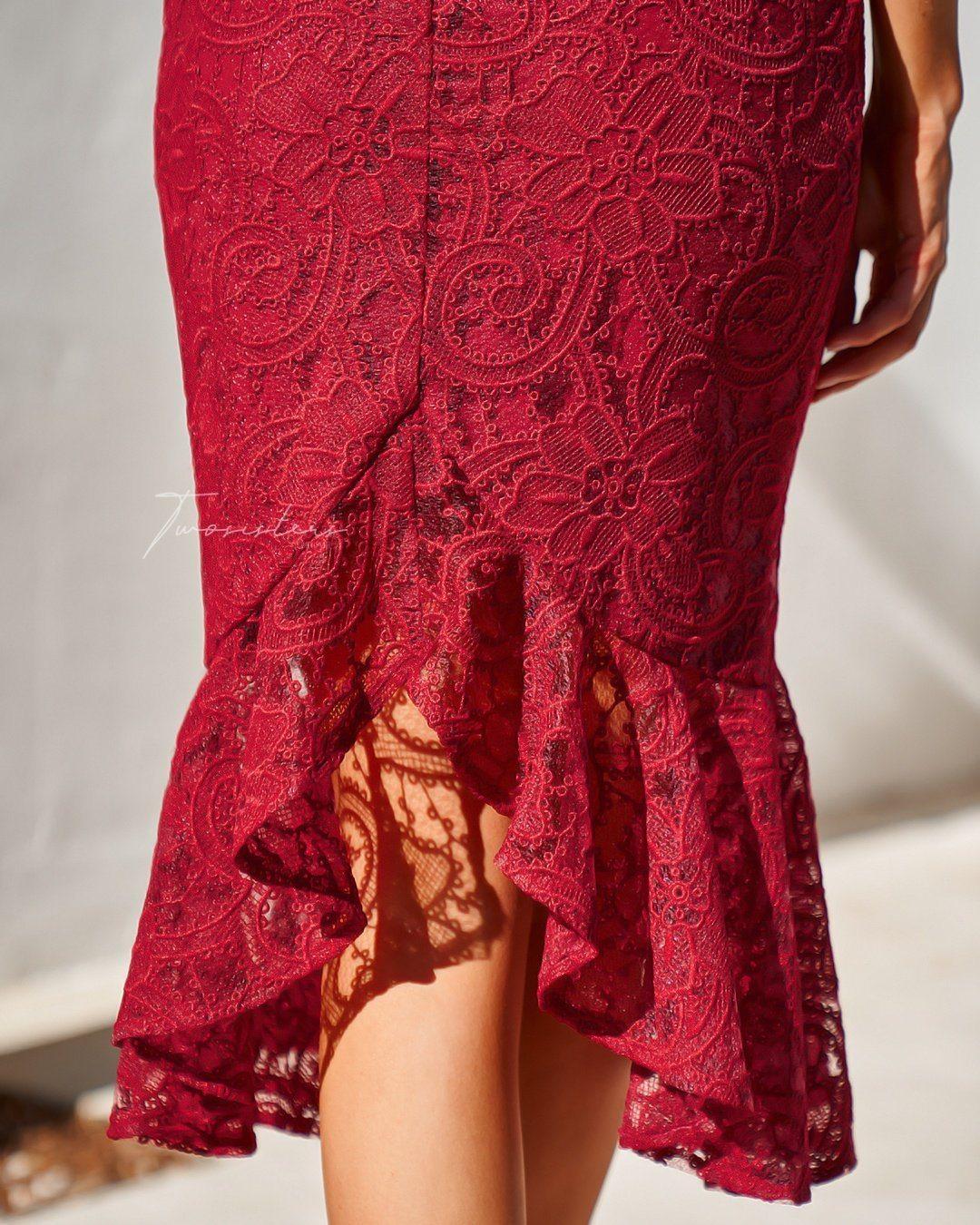 Bridget Dress - Red - Image 5