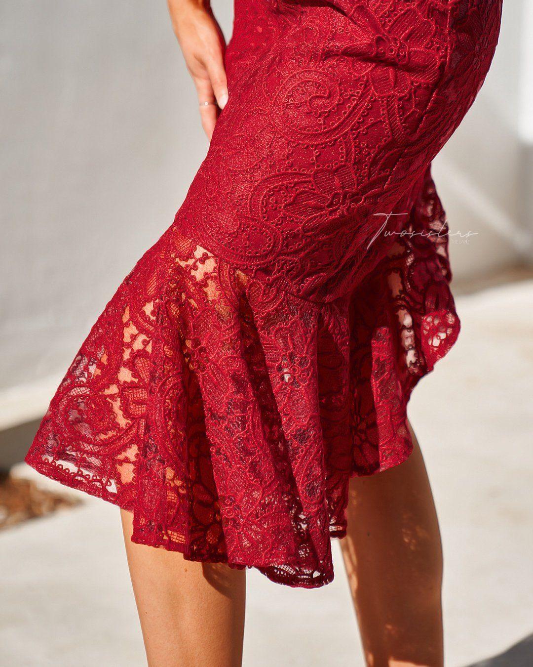 Bridget Dress - Red - Image 7