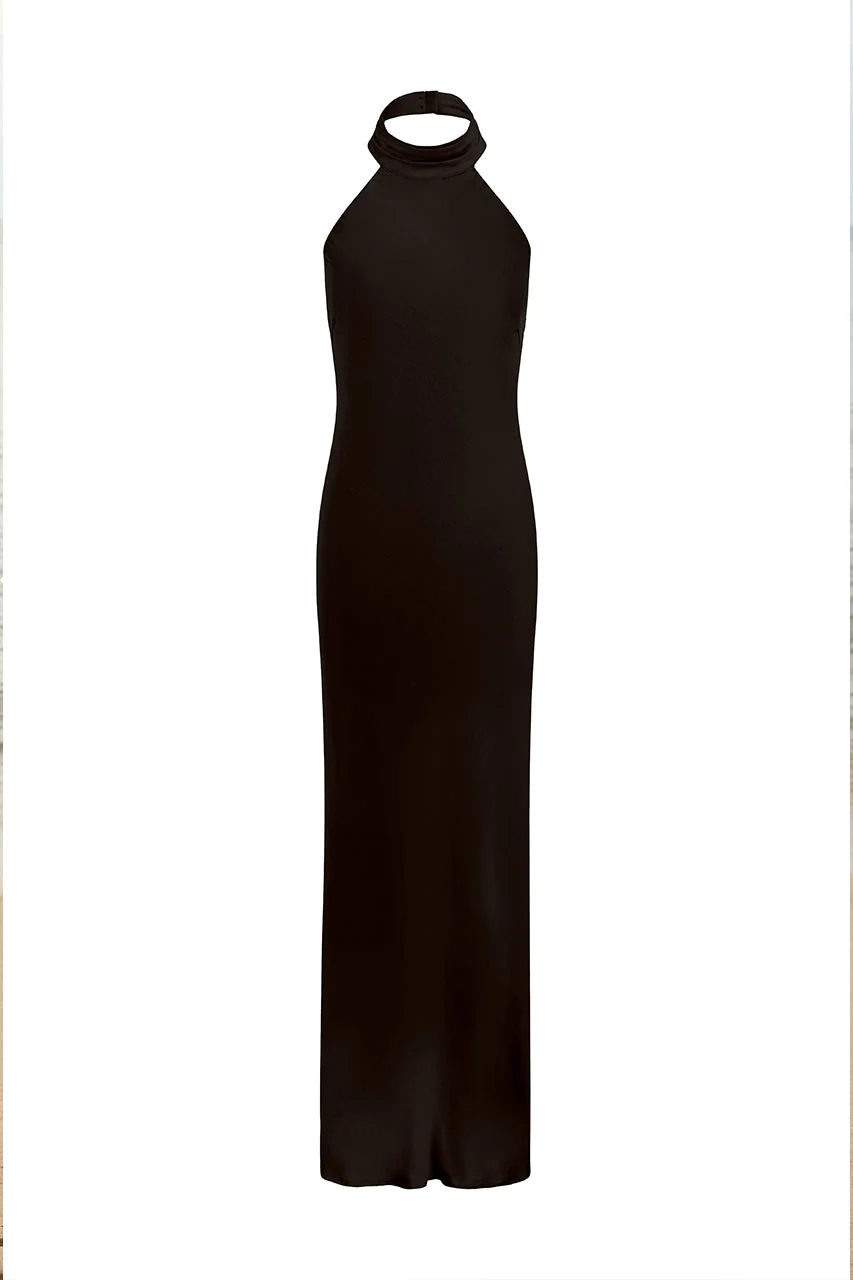 Brigitte Maxi Dress - Black - Image 3