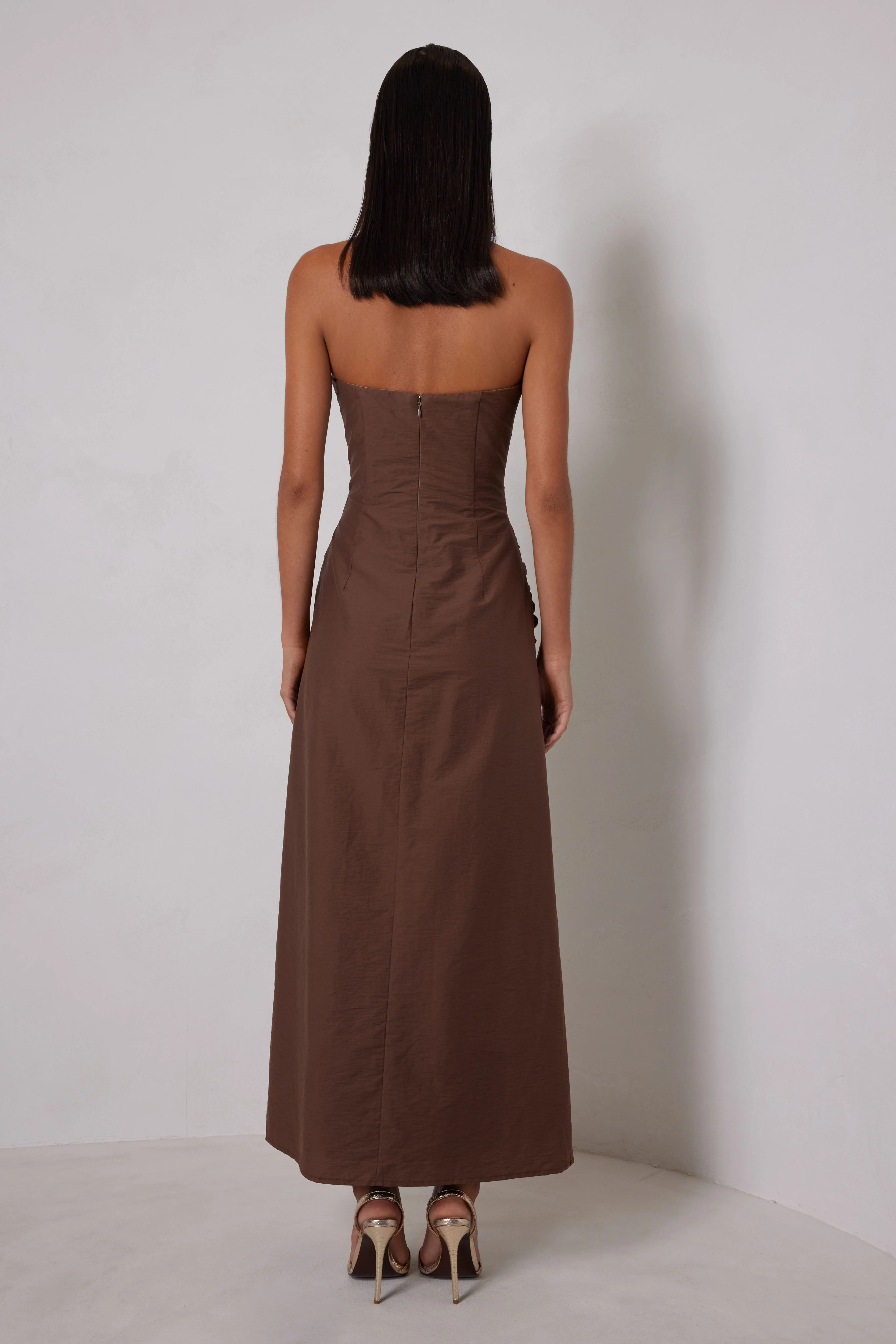 Briella Dress - Chocolate - Image 2