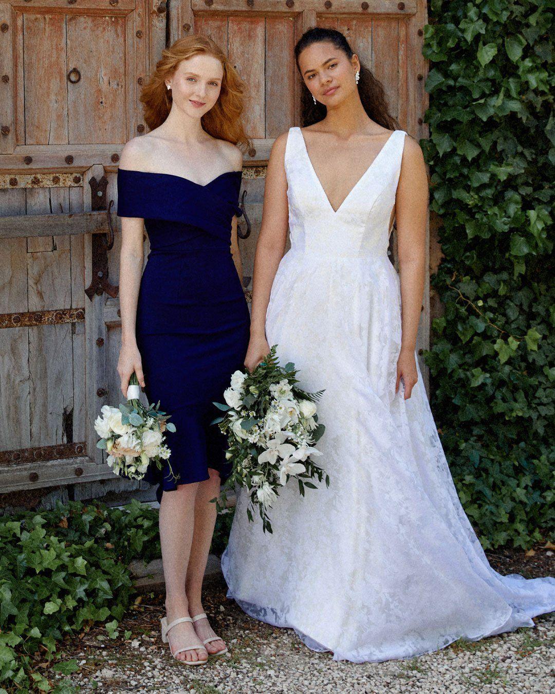 Brienne Dress - Navy - Image 7