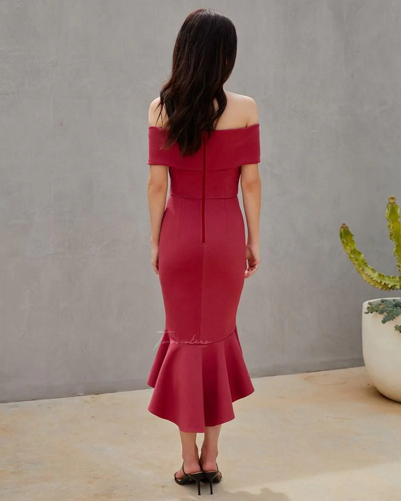Brienne Dress - Watermelon - Image 4