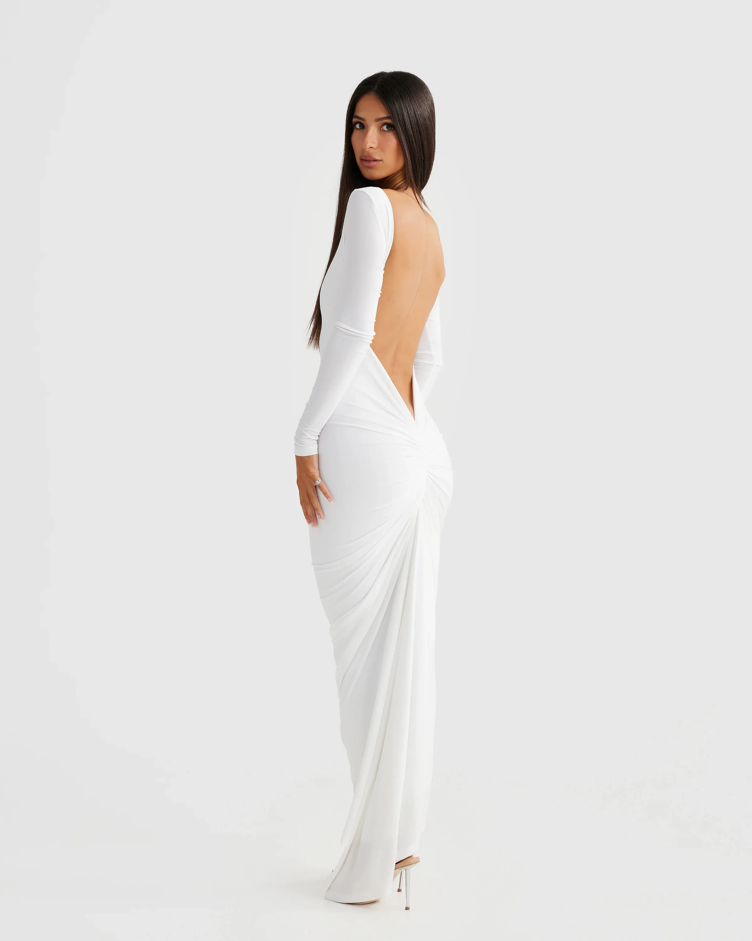Camila Dress - White - Image 10