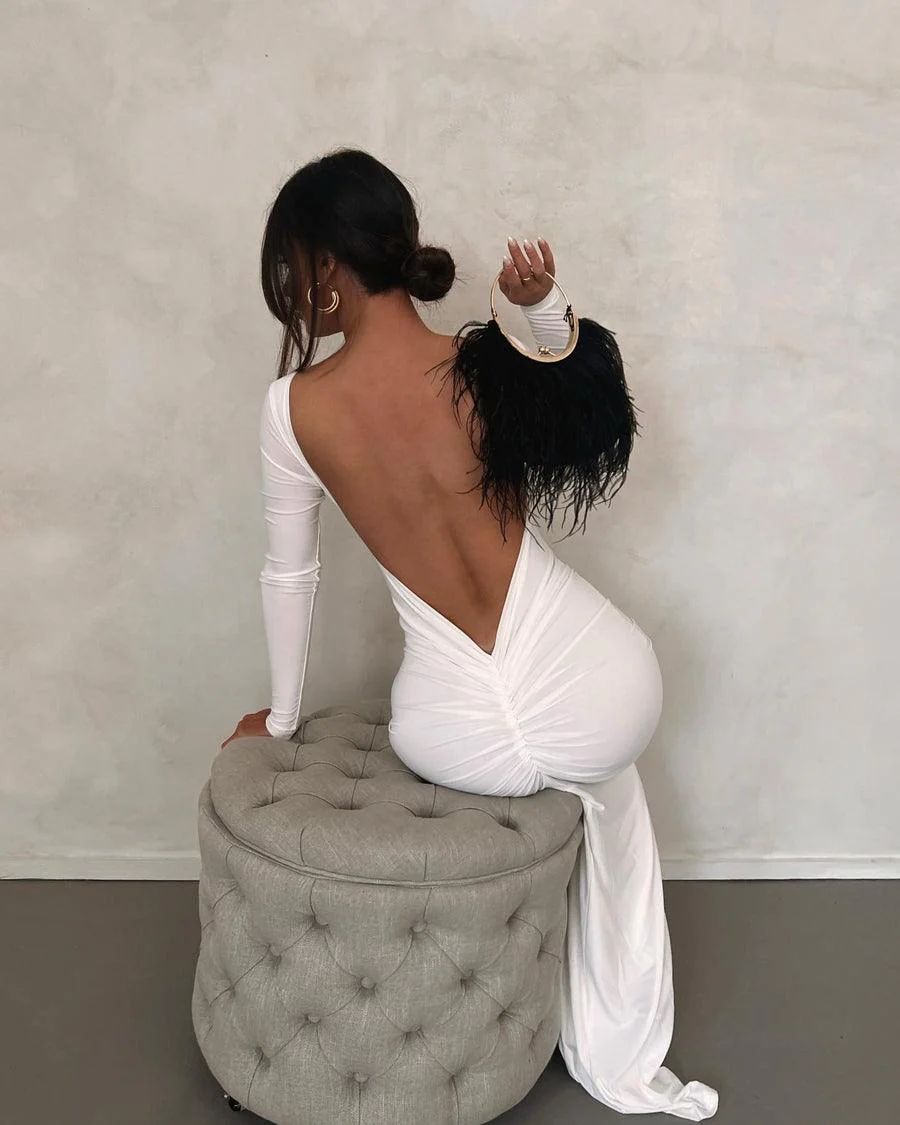 Camila Dress - White - Image 3