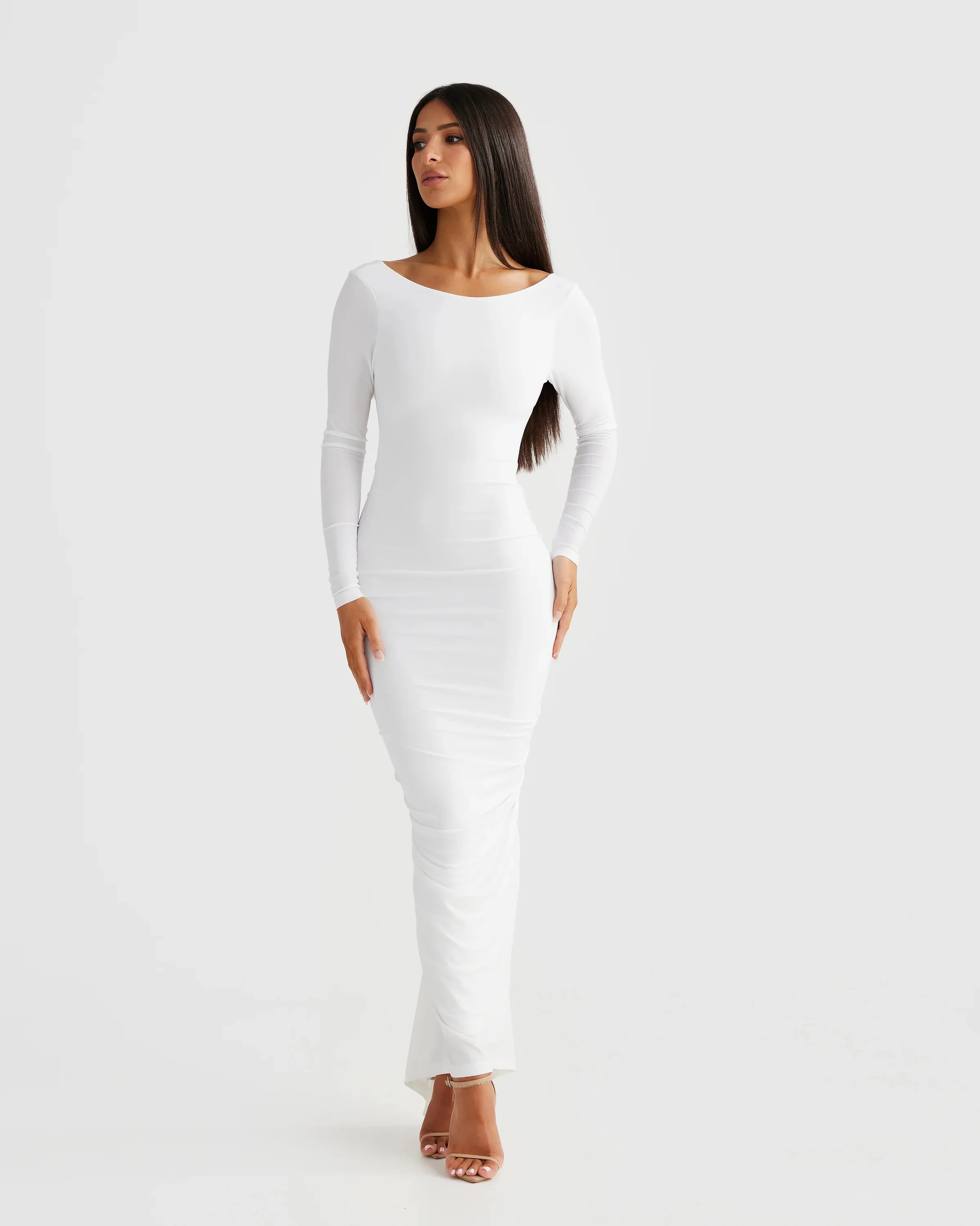 Camila Dress - White - Image 7
