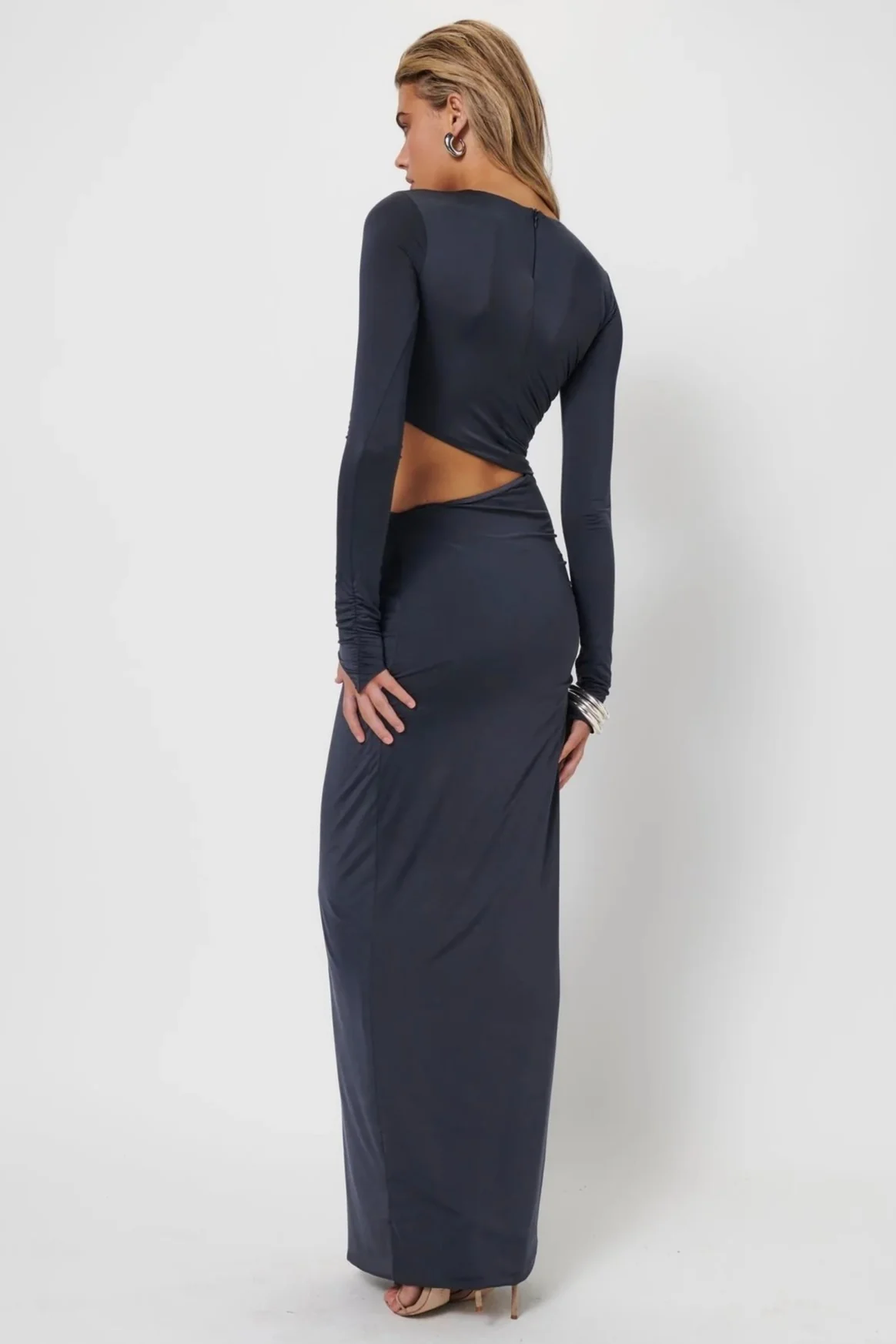 Cara Maxi Dress - Thunder - Image 2